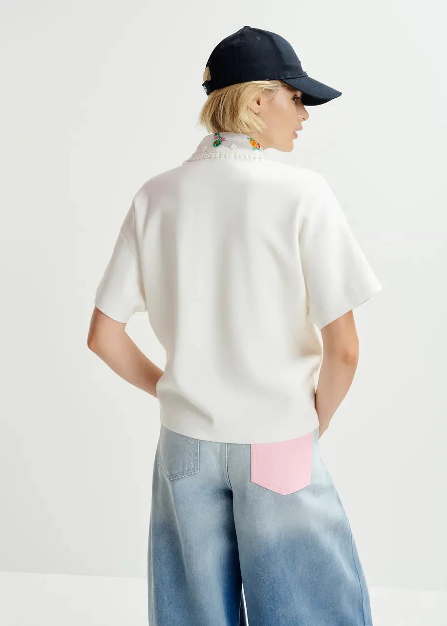 Bluse Hideal Off-White