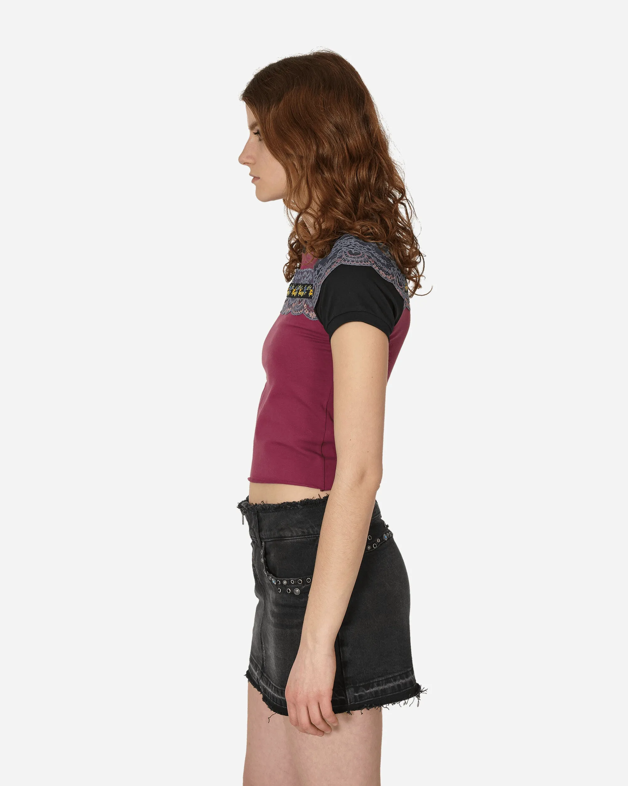 Boah 2.0 Raglan T-Shirt Pflaume / Schwarz