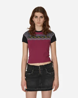 Boah 2.0 Raglan T-Shirt Pflaume / Schwarz