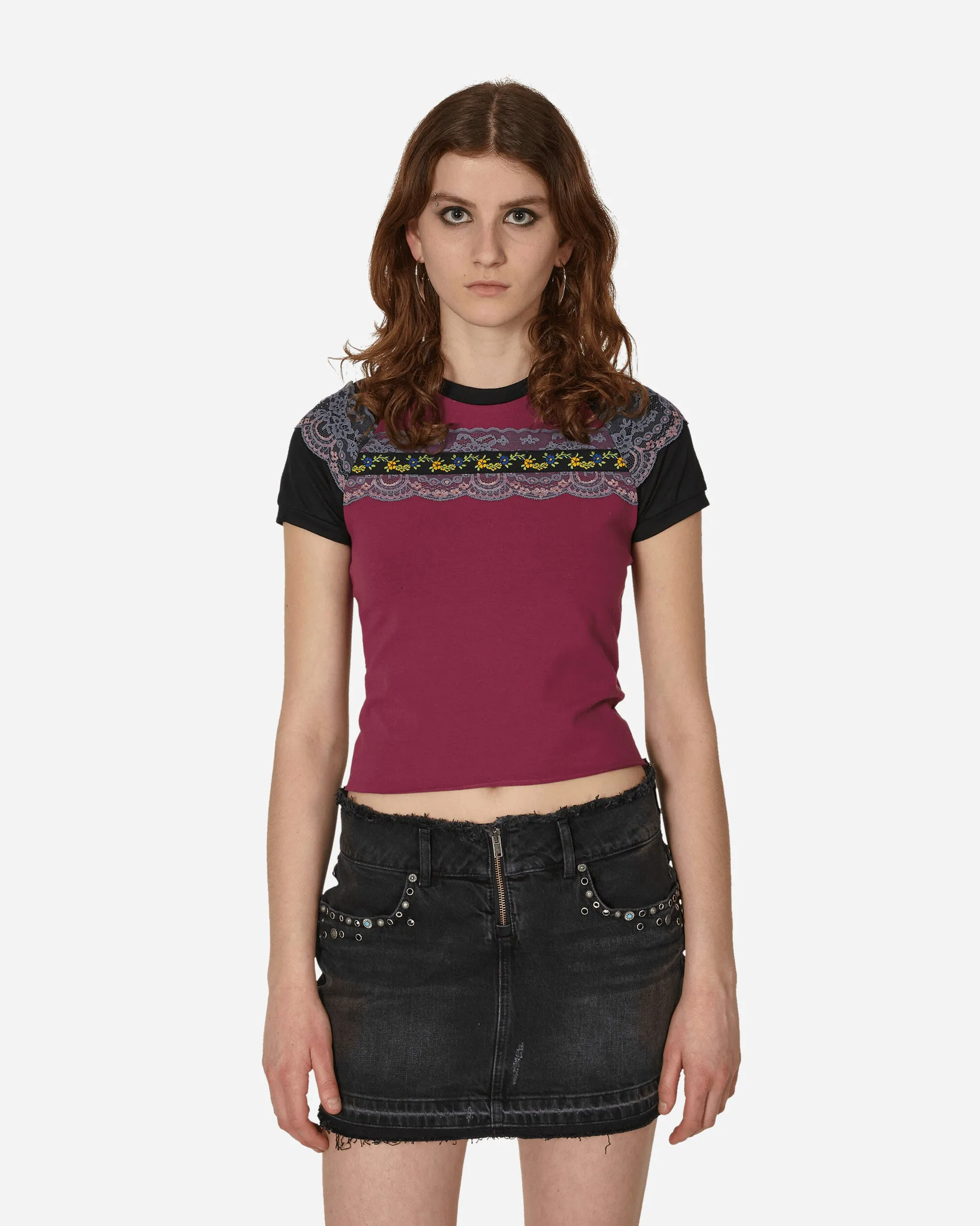 Boah 2.0 Raglan T-Shirt Pflaume / Schwarz