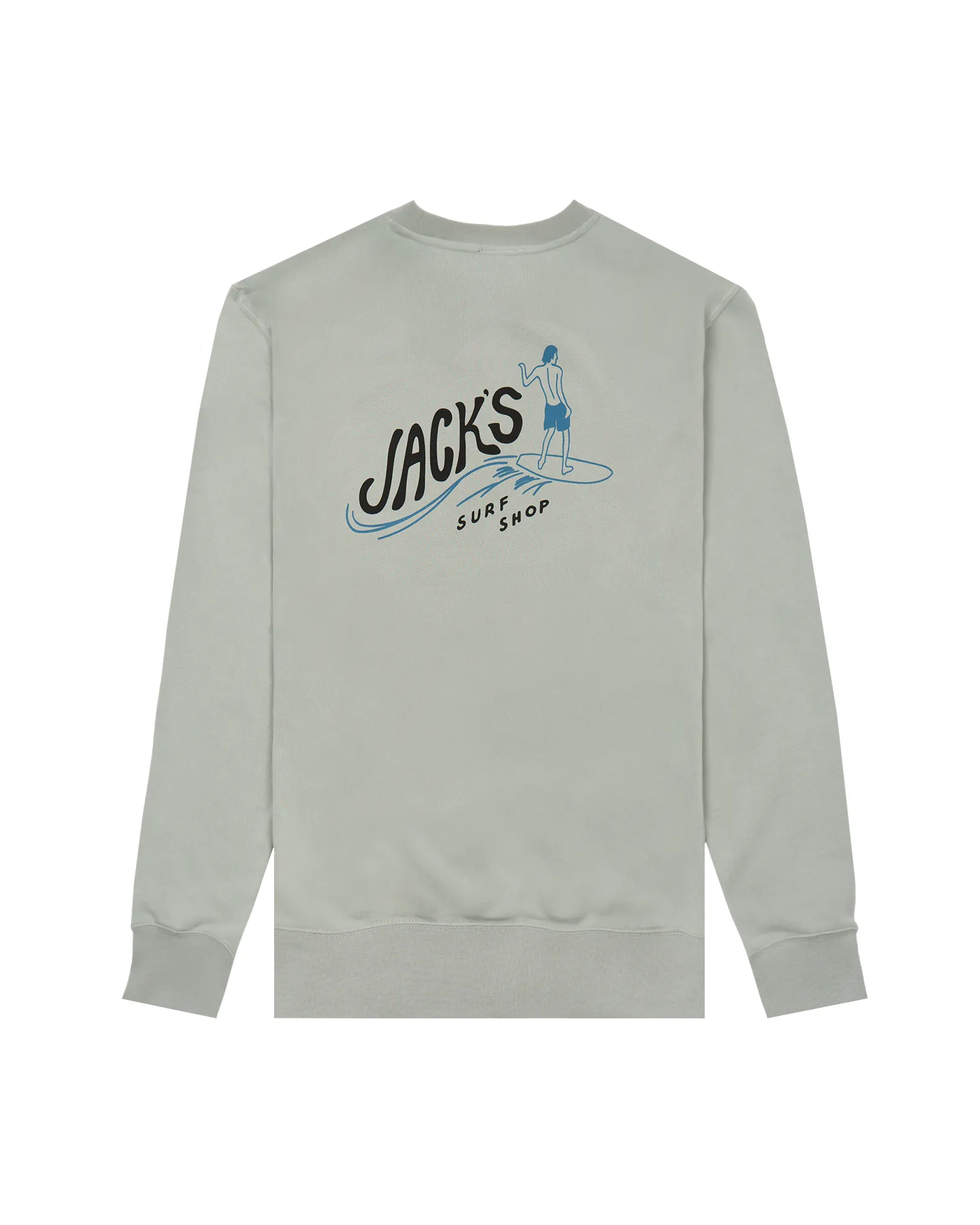 Bobber Pigment-Dye Crewneck Sweatshirt - Pigment Salbei