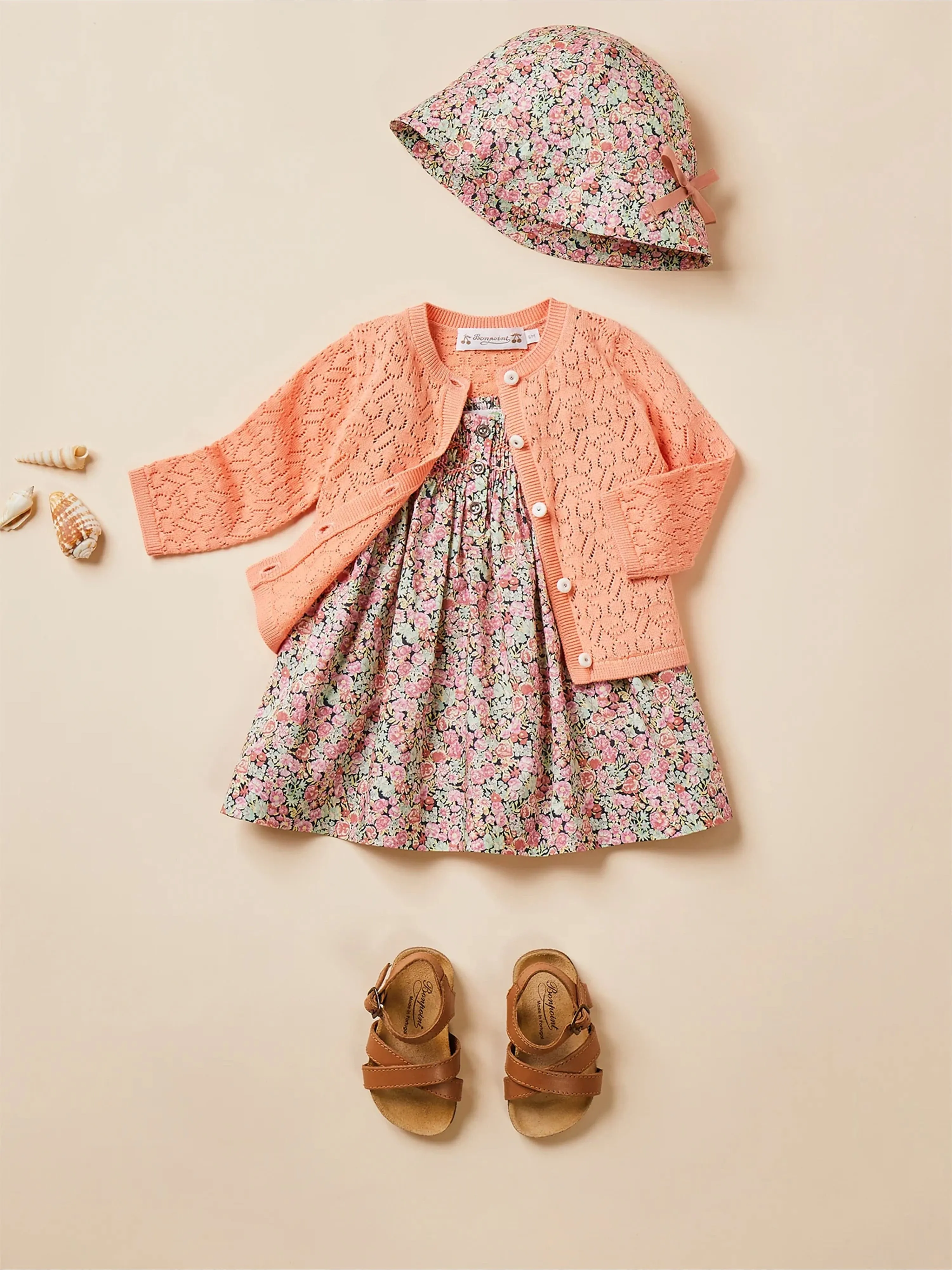 Bonpoint Baby Girls Fabricia Rüschenkleid in Mehrfarben