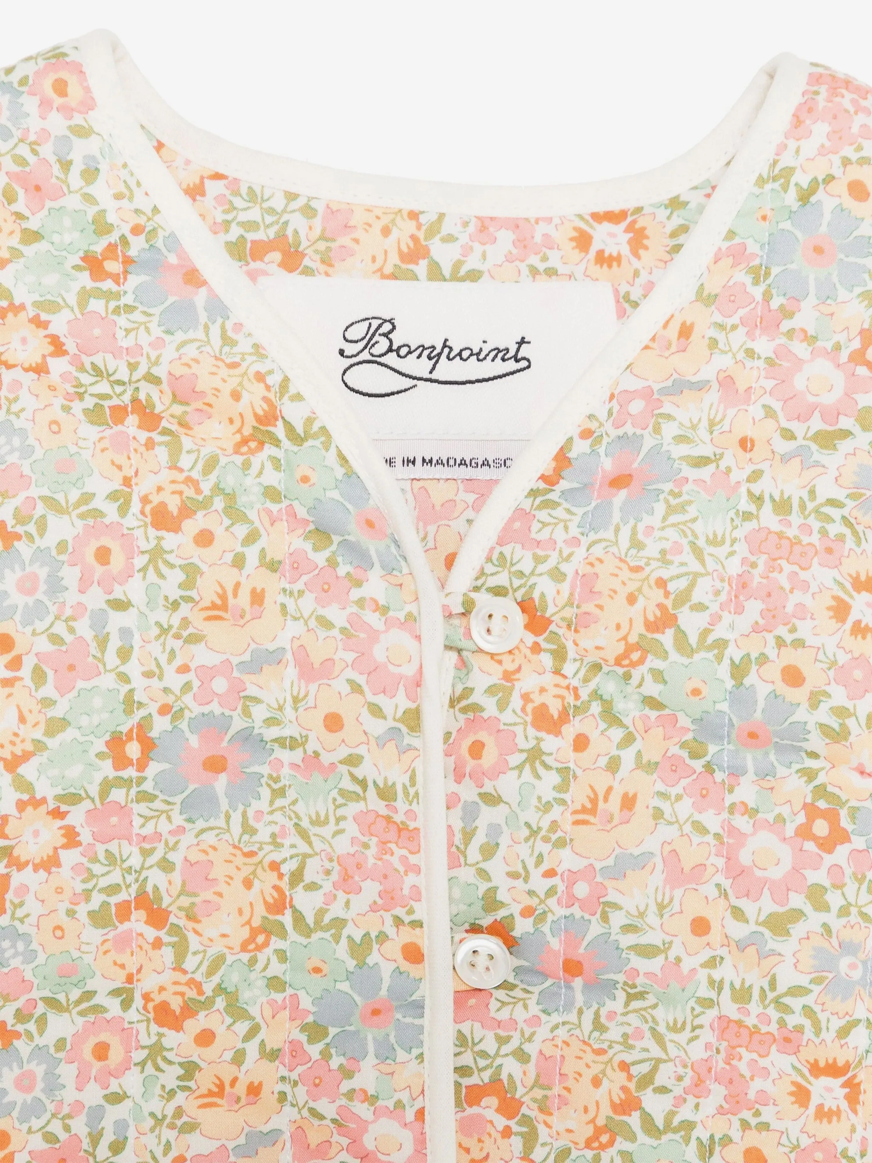 Bonpoint Baby Girls Blumenmuster Elicina Gilet in Mehrfarben
