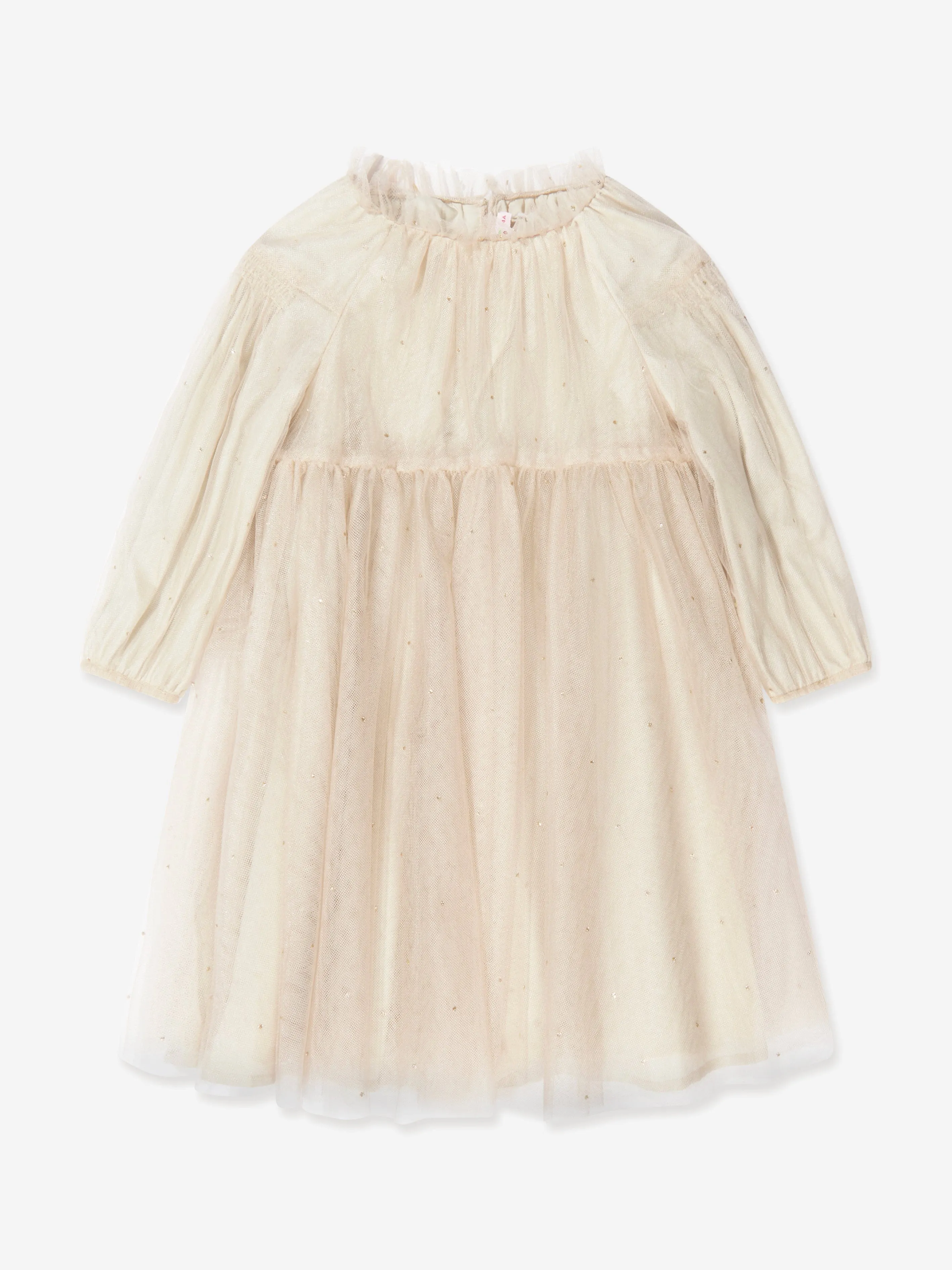 Bonpoint Mädchen Bluebell-Kleid in Beige