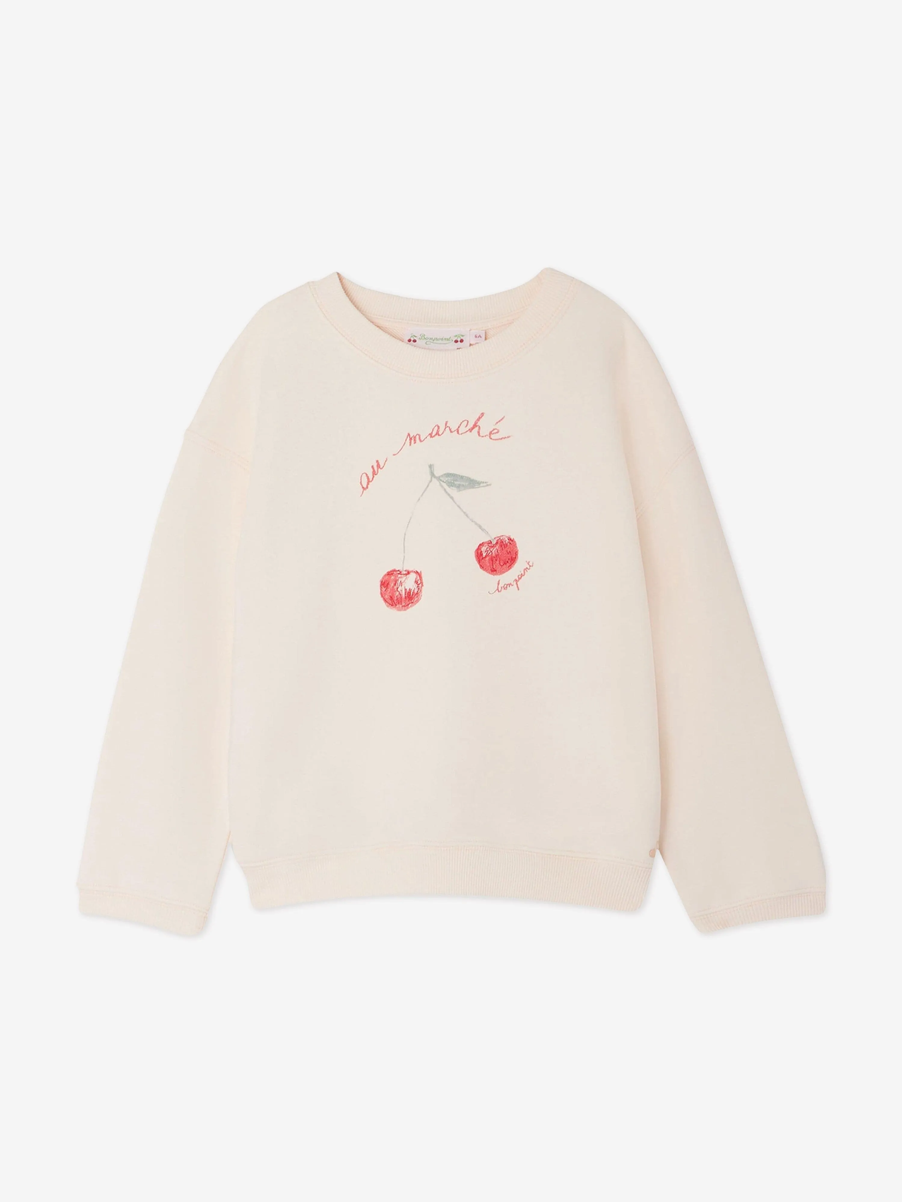 Bonpoint Mädchen Fleurette Sweatshirt in Rosa