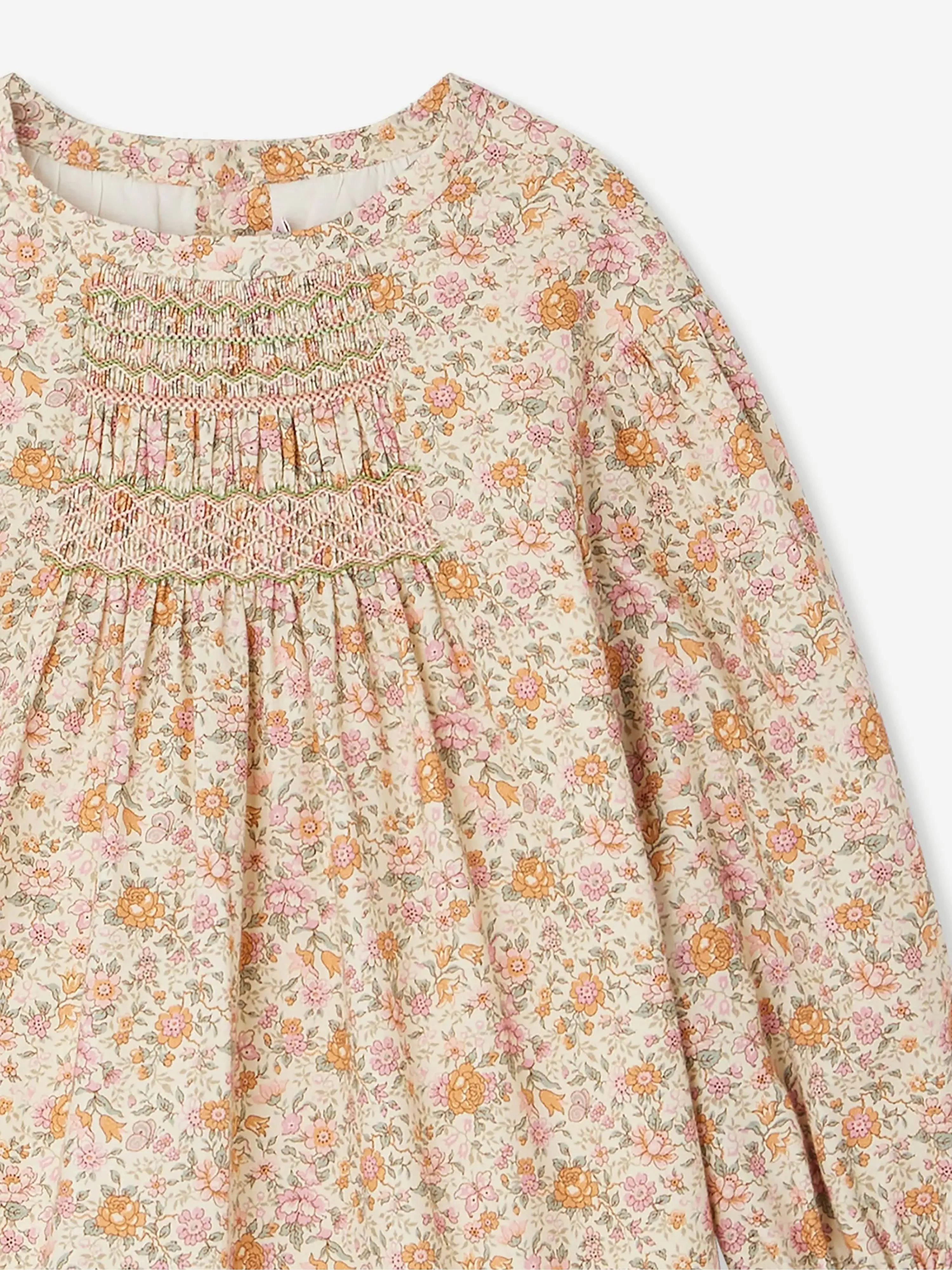 Bonpoint Mädchen Blumen Divine Kleid in Rosa