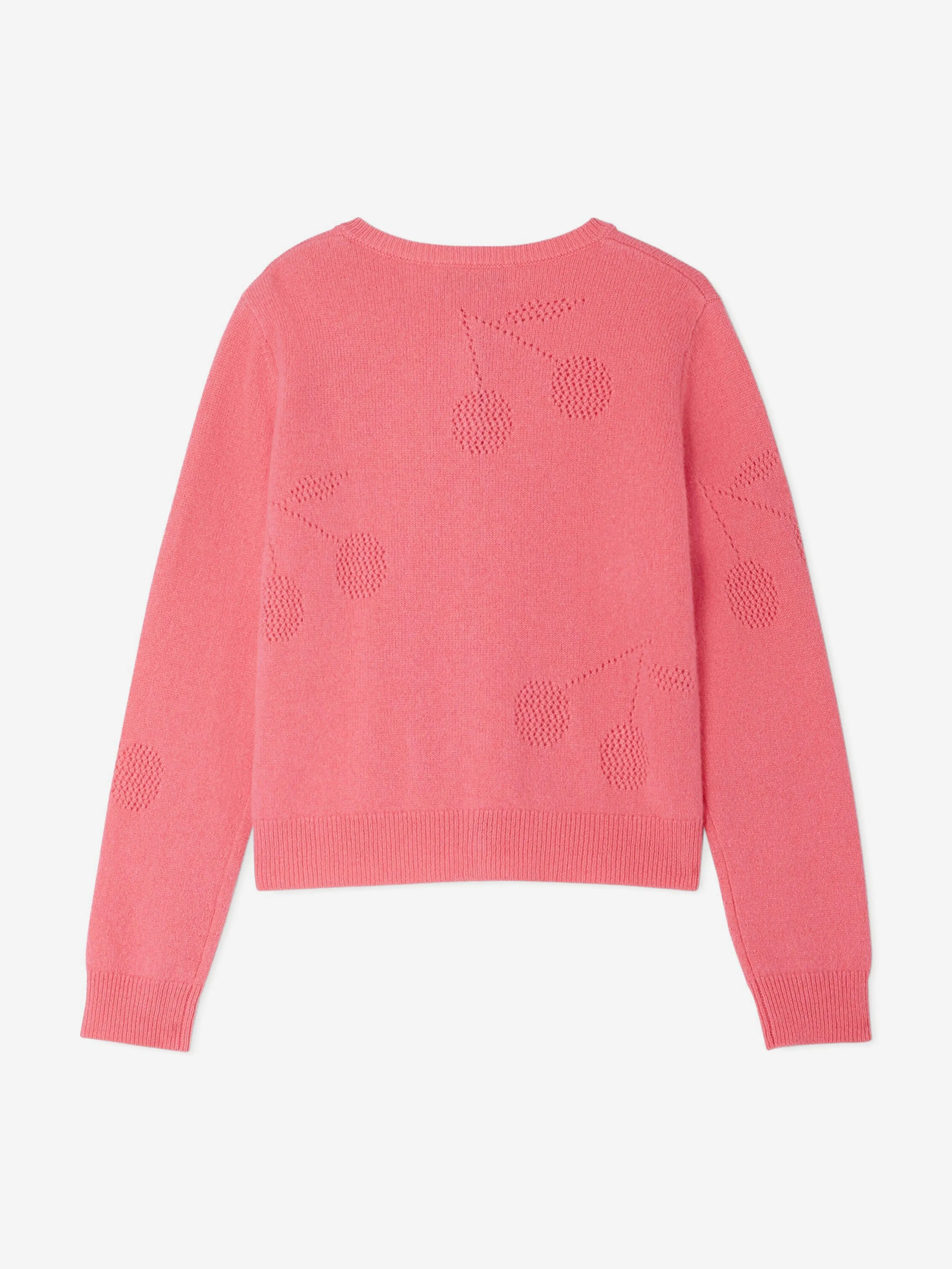 Bonpoint Mädchen Ingwer Cardigan in Rosa
