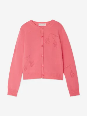 Bonpoint Mädchen Ingwer Cardigan in Rosa