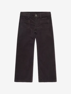 Bonpoint Mädchen Junon Weitbeinige Hose in Braun