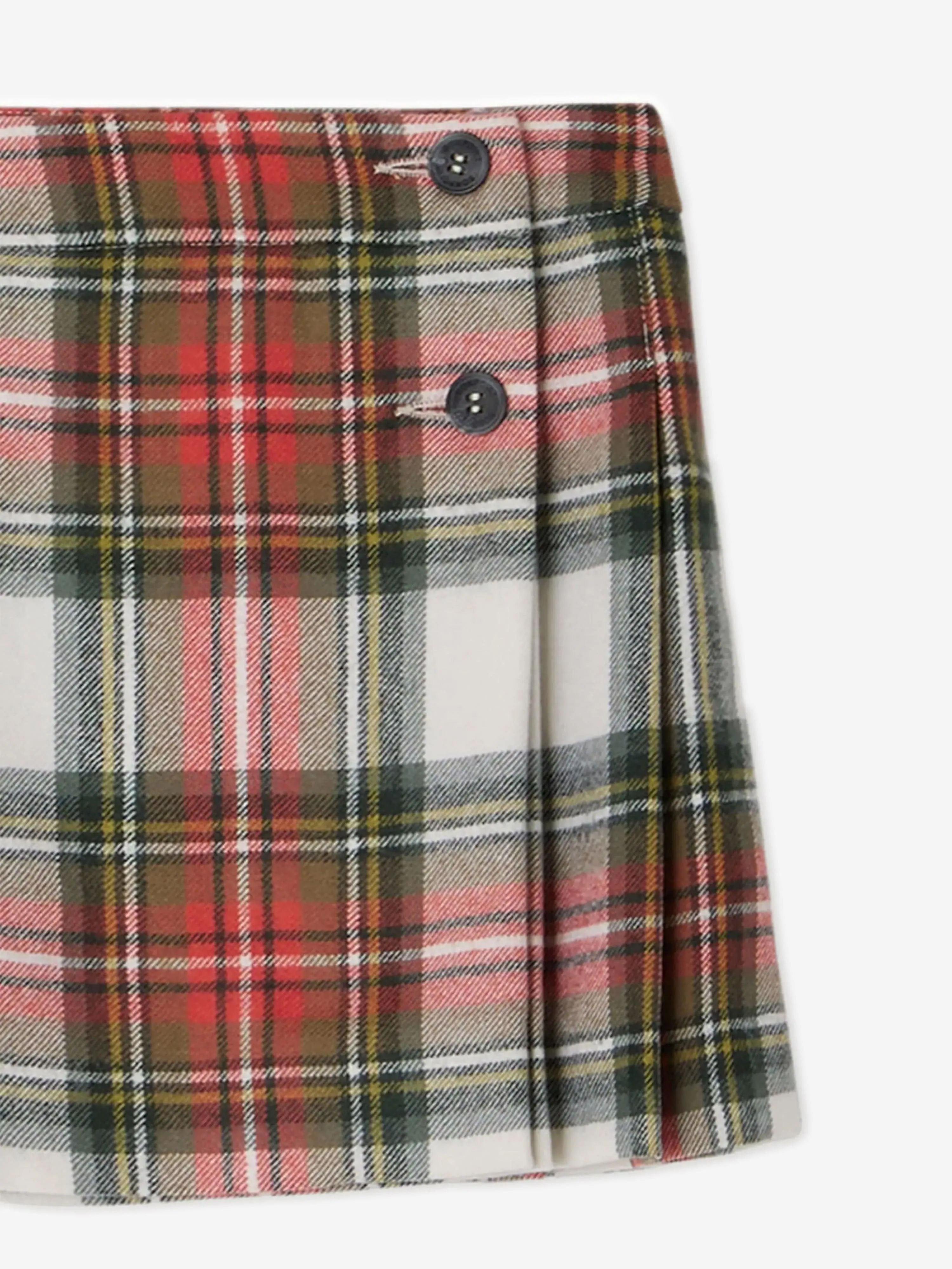 Bonpoint Mädchen Talissa Tartan Wollrock in Rot