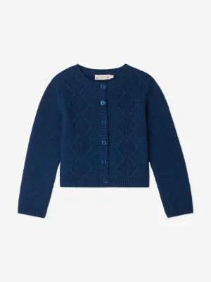 Bonpoint Mädchen Toskana Cardigan in Blau
