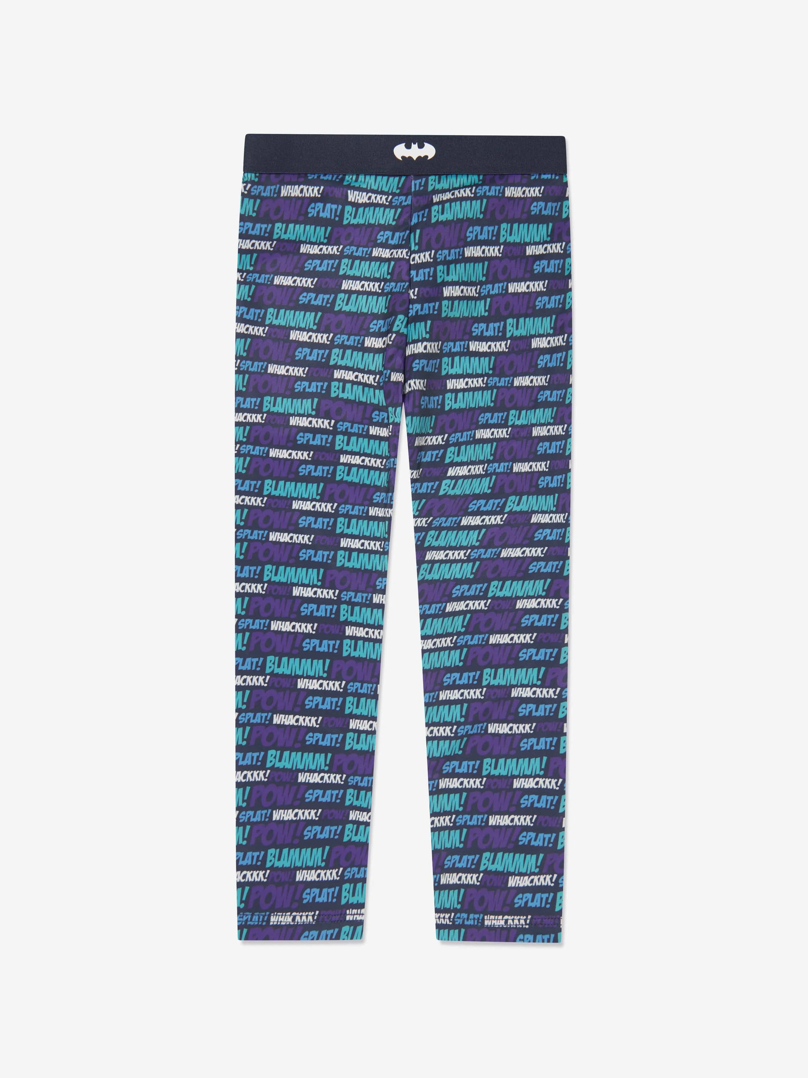 BOSS Girls Comic Pop Art Leggings in Marineblau