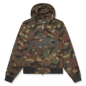 Broken Planet Zip-Up Camo Grün Kapuzenpullover Broken Planet Kleidung