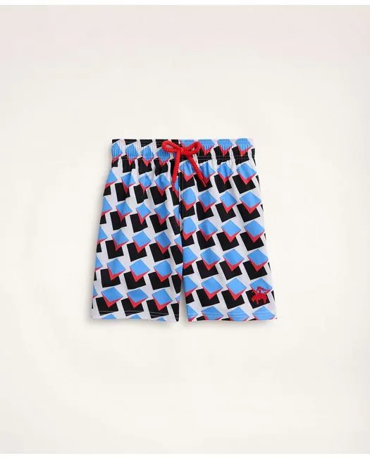 Brooks Brothers Jungen und Vilebrequin Badehorts Blau Brooks Brothers