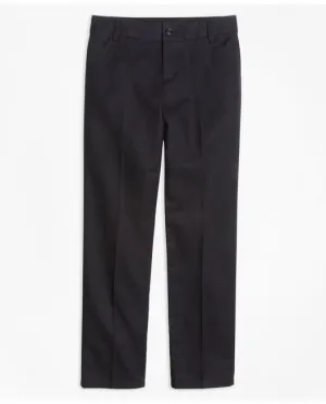 Brooks Brothers Mädchen Bügelfreie Chino-Hosen Schwarz Brooks Brothers