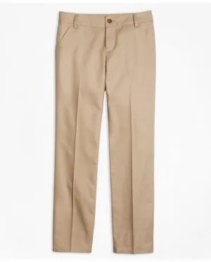 Brooks Brothers Mädchen Bügelfreie Chino-Hosen Khaki Brooks Brothers