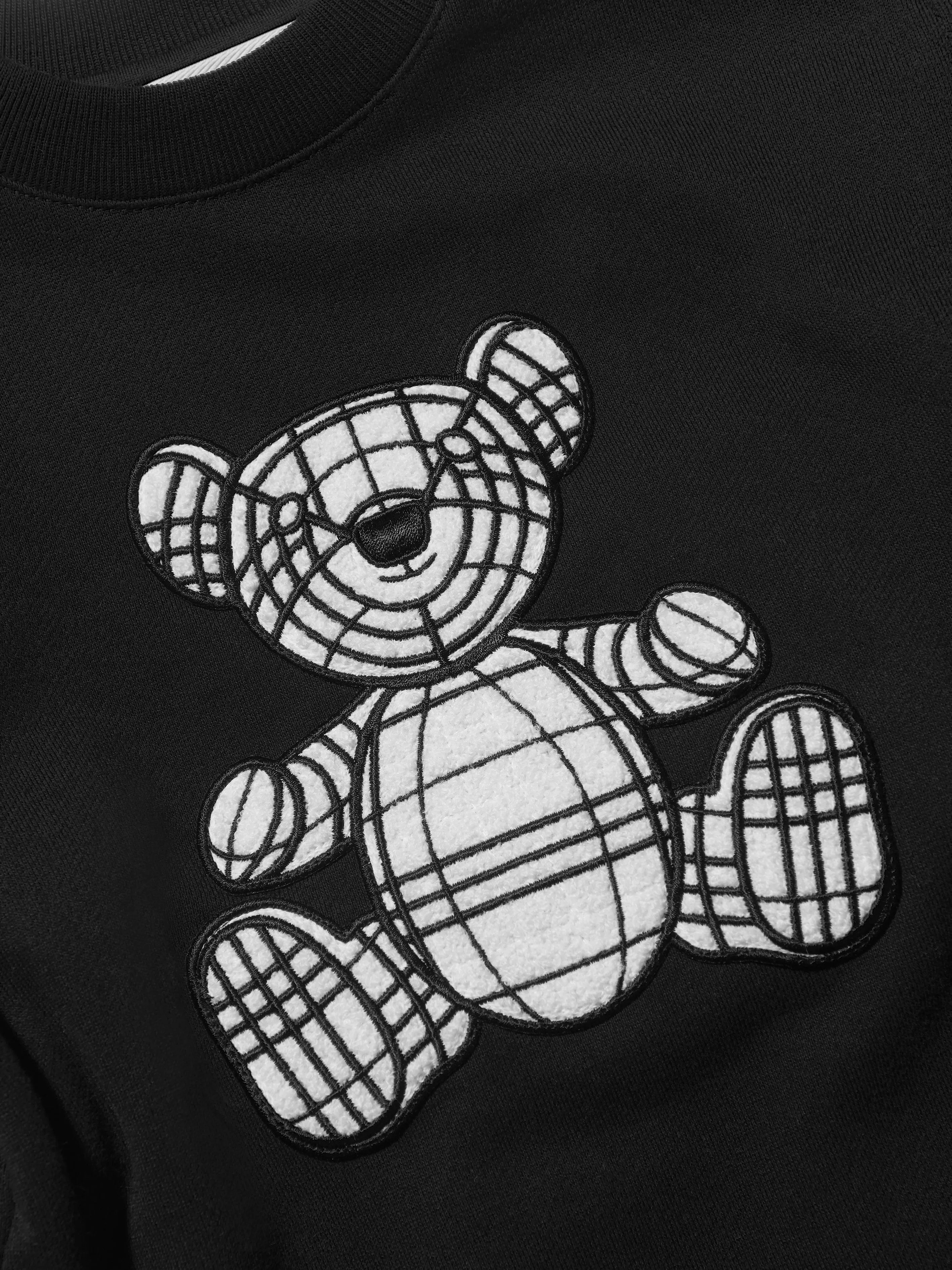 Burberry Baby Mädchen Langarm Mini Talbot Kleid In Schwarz