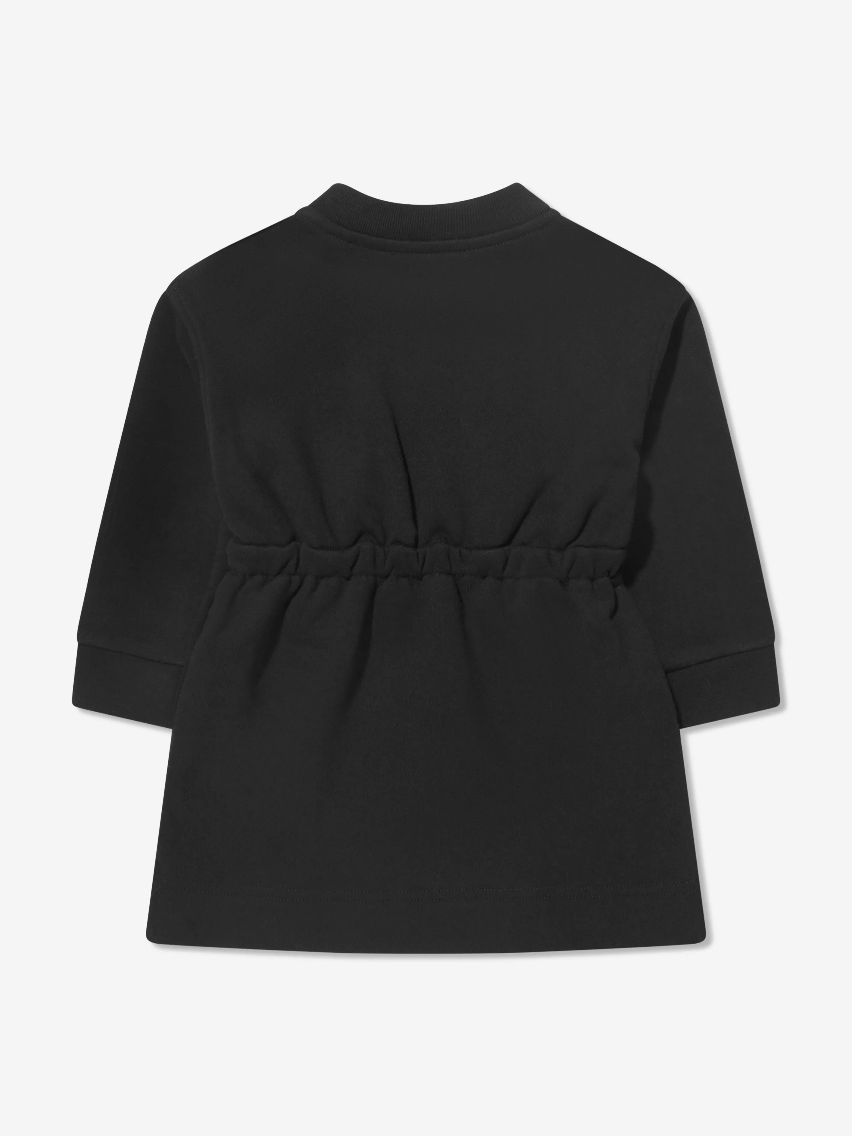 Burberry Baby Mädchen Langarm Mini Talbot Kleid In Schwarz
