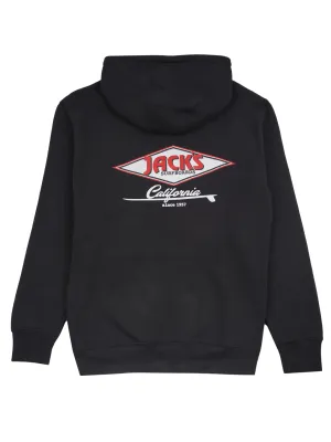 Cal Diamond Classic Pullover Hoodie - Schwarz