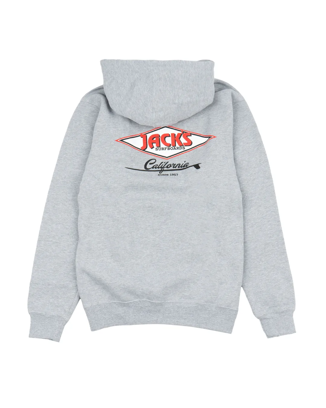 Cal Diamond Classic Pullover Hoodie - Meliertes Grau