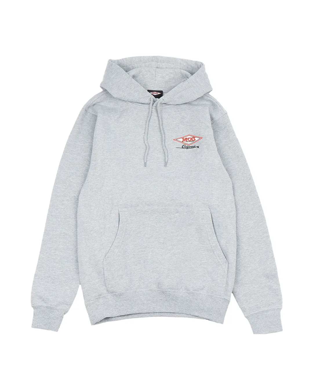 Cal Diamond Classic Pullover Hoodie - Meliertes Grau