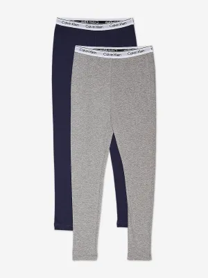 Calvin Klein Mädchen 2er-Pack Leggings-Set in Mehrfarben
