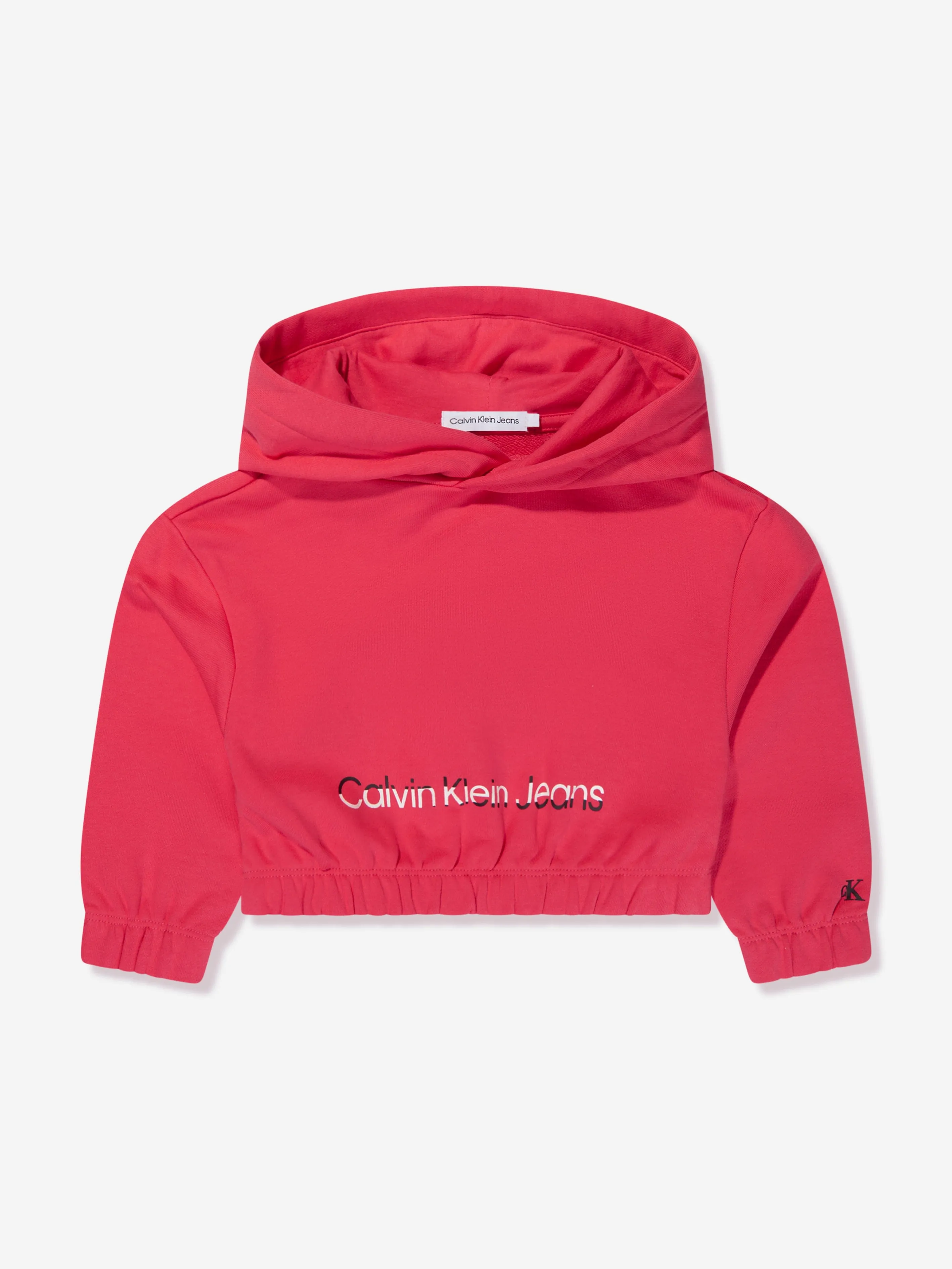 Calvin Klein Mädchen Hero Logo Hoodie in Teaberry