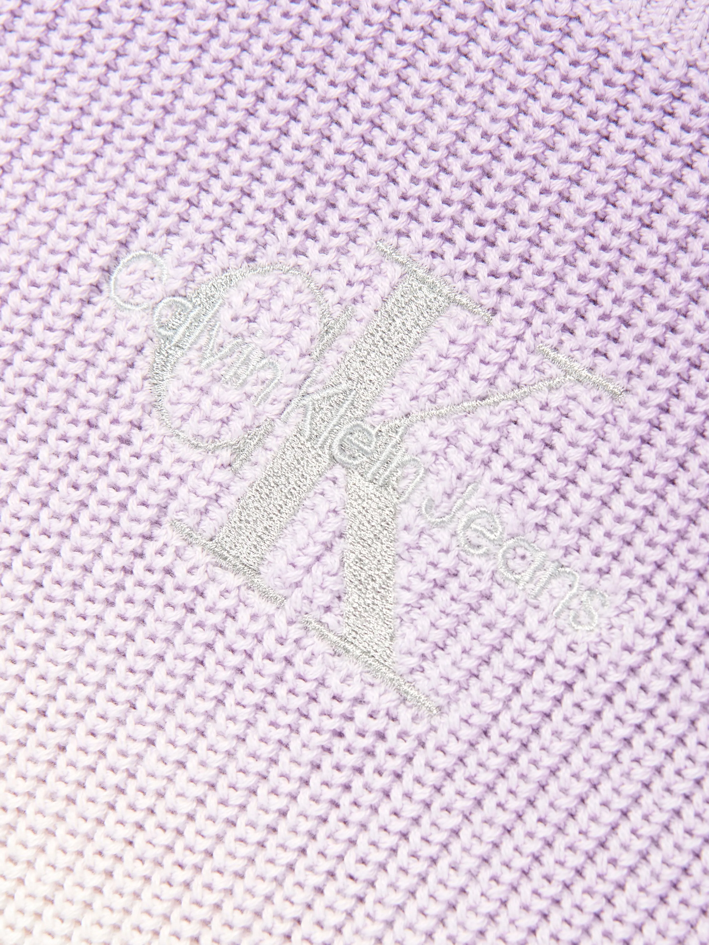 Calvin Klein Mädchen Monogramm Farbverlauf Pullover in Lila