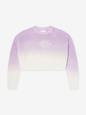 Calvin Klein Mädchen Monogramm Farbverlauf Pullover in Lila