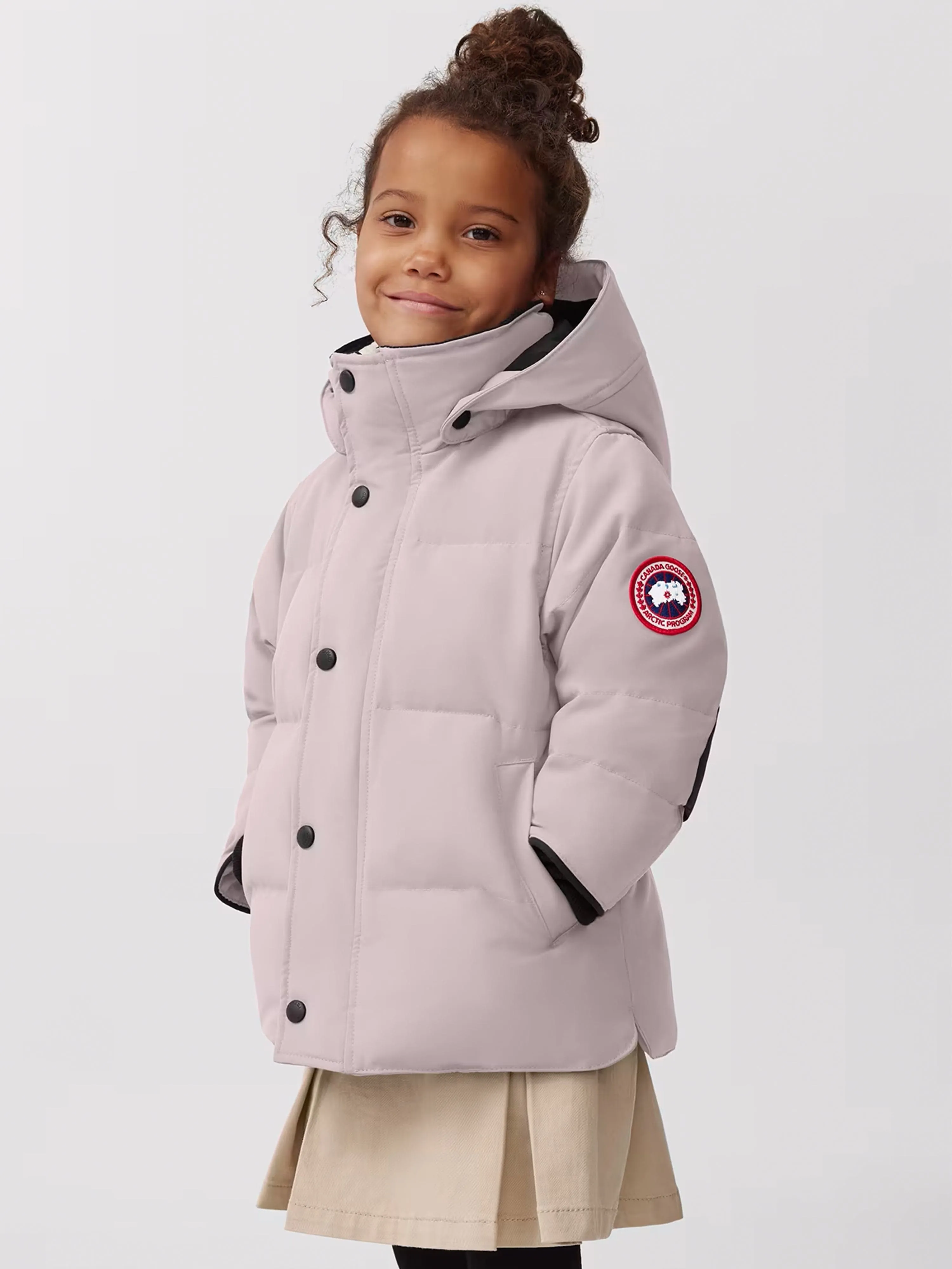 Canada Goose Mädchen Daunen gefütterte Schneeeulen-Parka in Rosa