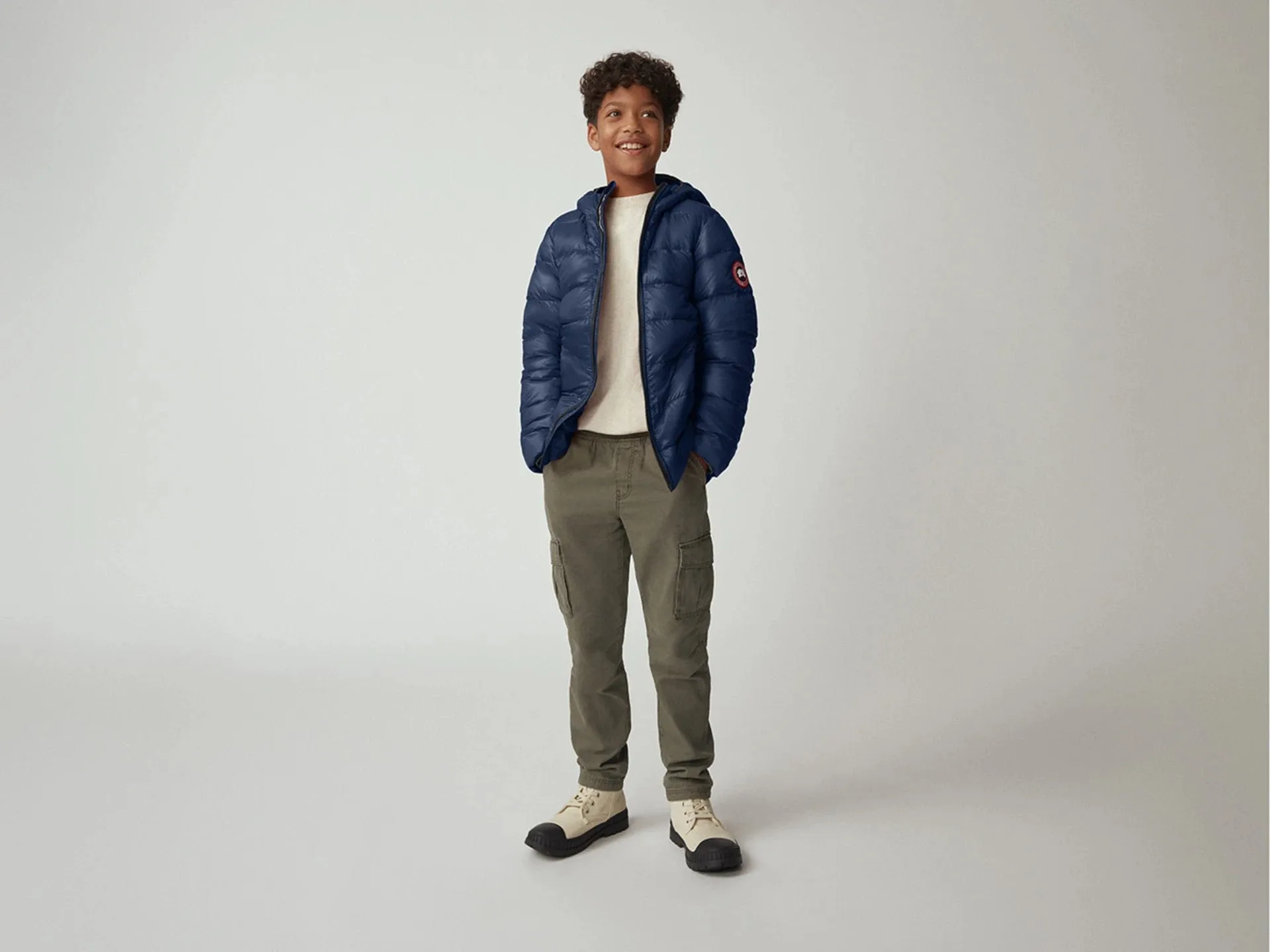 Canada Goose Kids Crofton Daunenjacke mit Kapuze