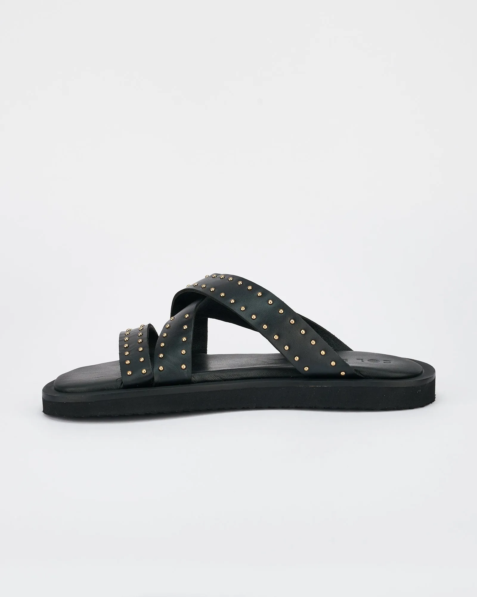 Capri Fußbett Schwarz / Gold