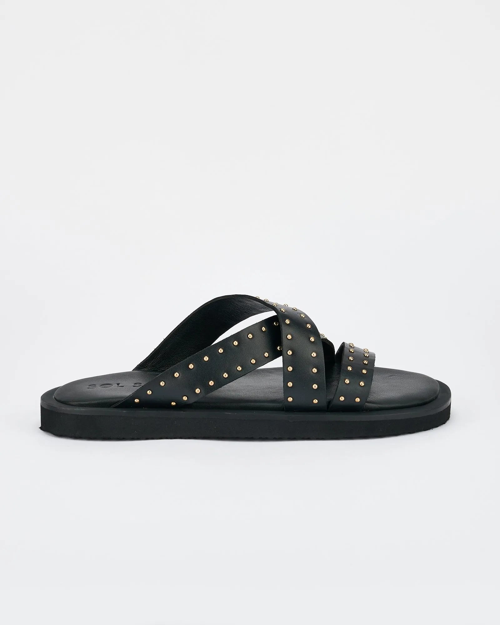 Capri Fußbett Schwarz / Gold