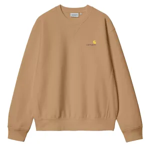 Carhartt WIP American Script Sweat Erdnuss