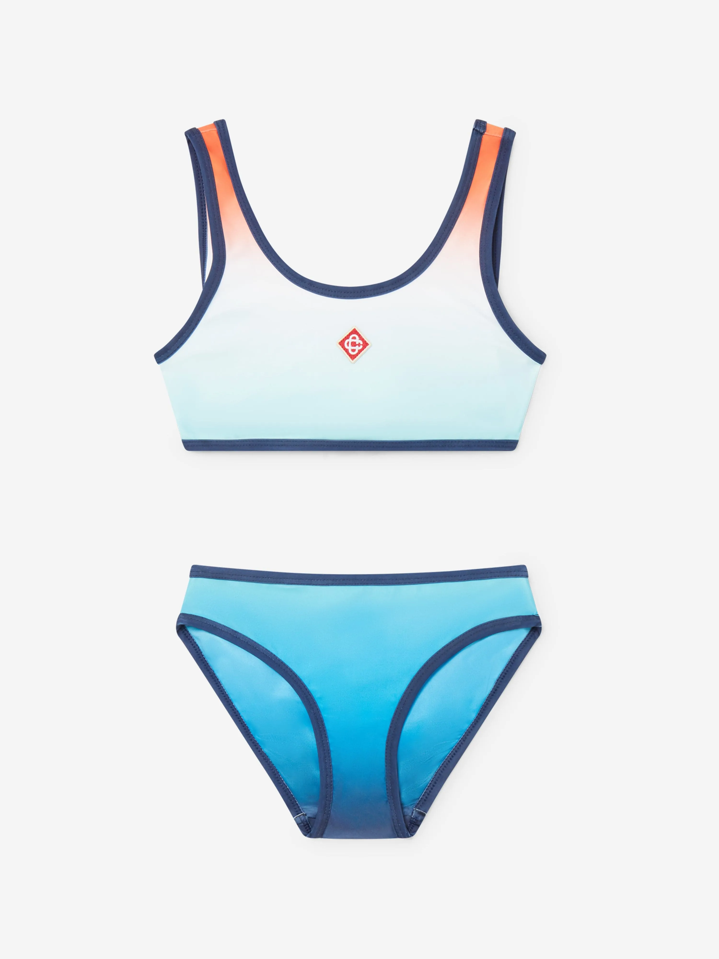 Casablanca Mädchen Verlauf-Bikini in Blau
