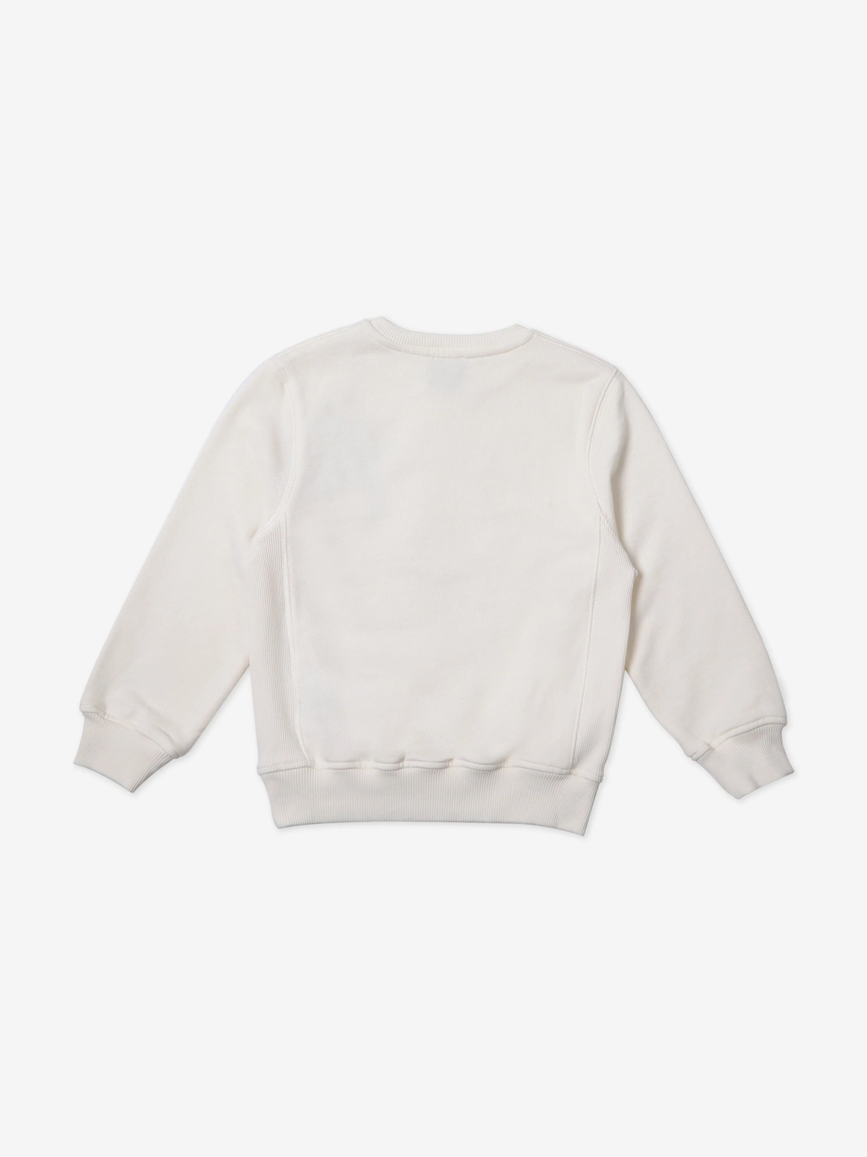 Casablanca Kids Oasis Print Sweatshirt in Weiß