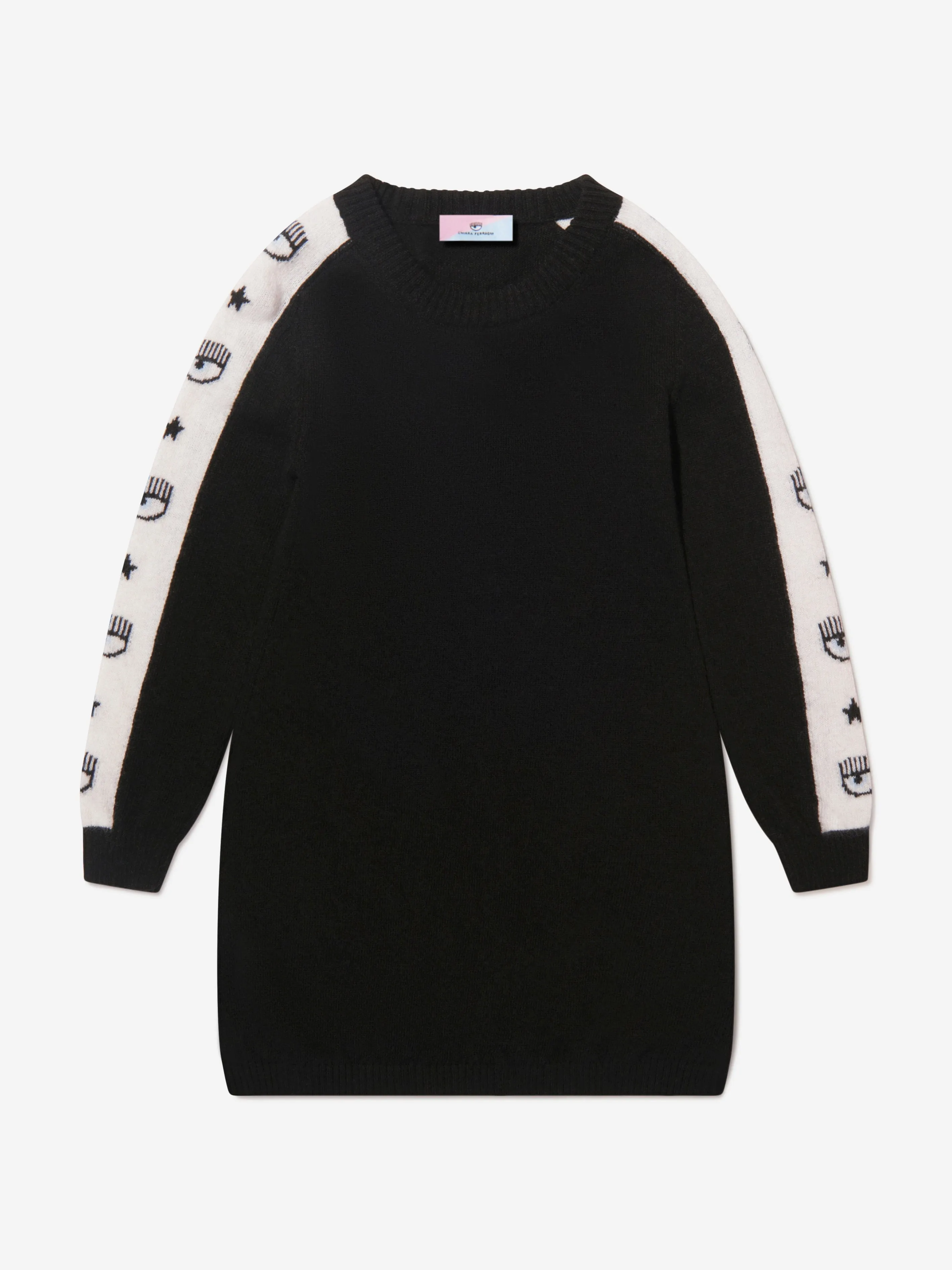 Chiara Ferragni Girls Logomania Strickkleid
