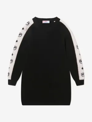Chiara Ferragni Girls Logomania Strickkleid