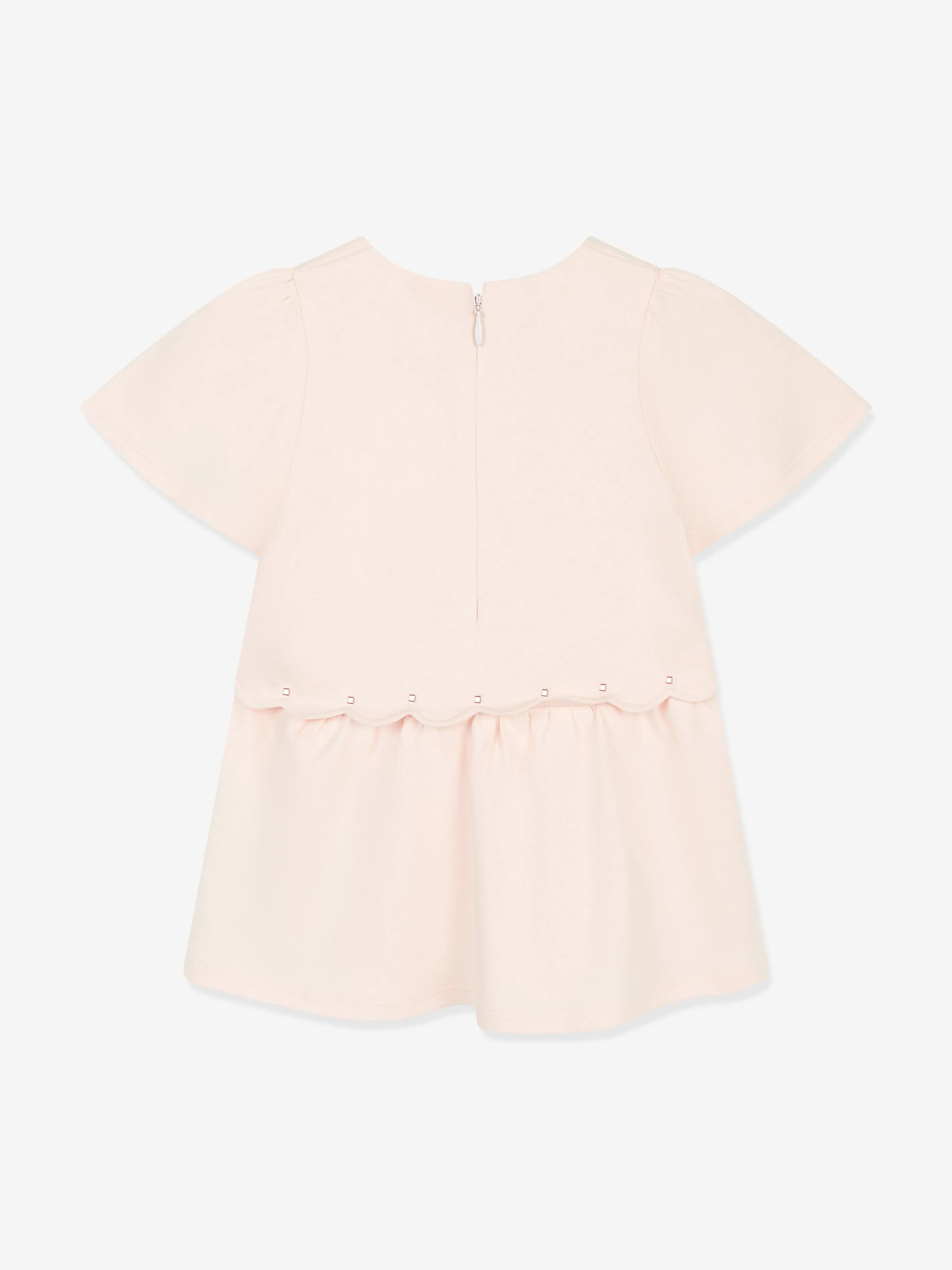 Chloé Baby Mädchen Rüschenkleid in Rosa