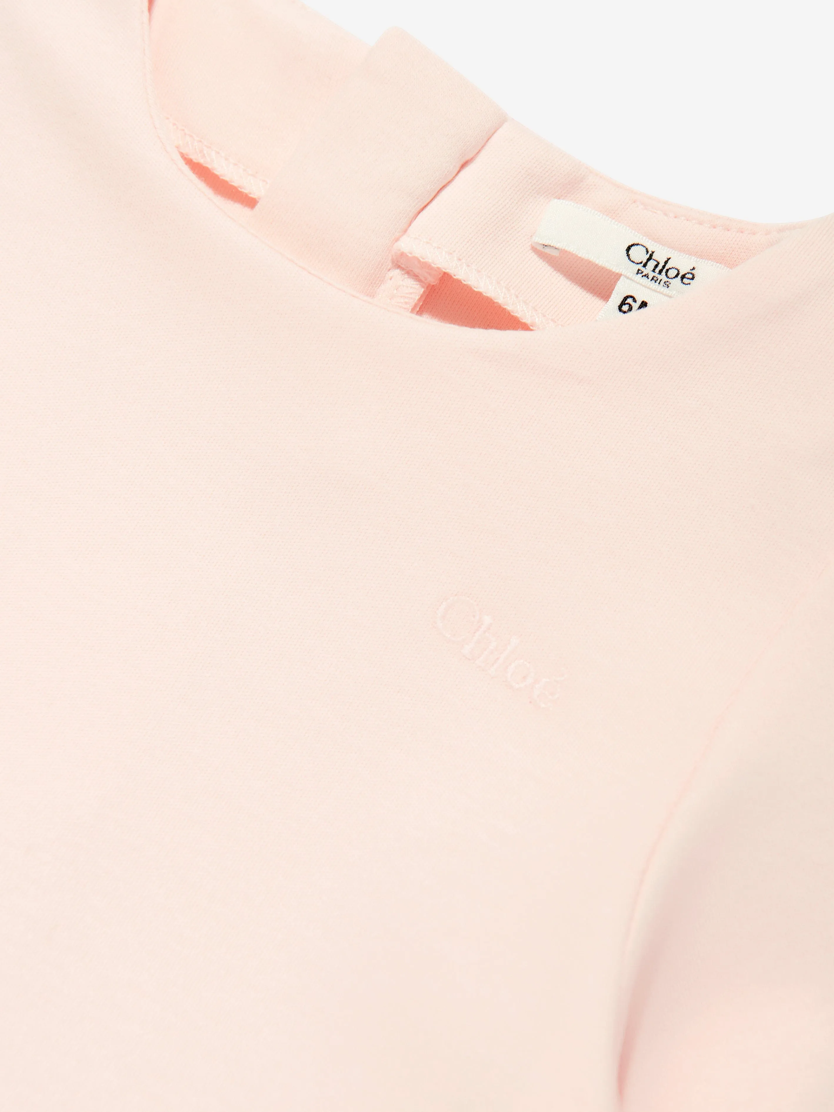 Chloé Baby Mädchen Rüschenkleid in Rosa