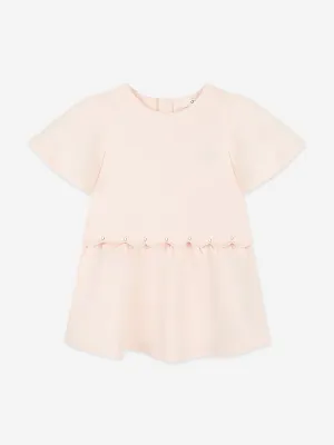 Chloé Baby Mädchen Rüschenkleid in Rosa