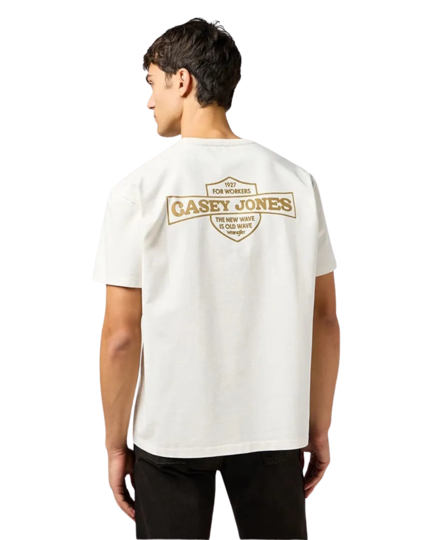CJ Graphic T-Shirt in Vintage Weiß