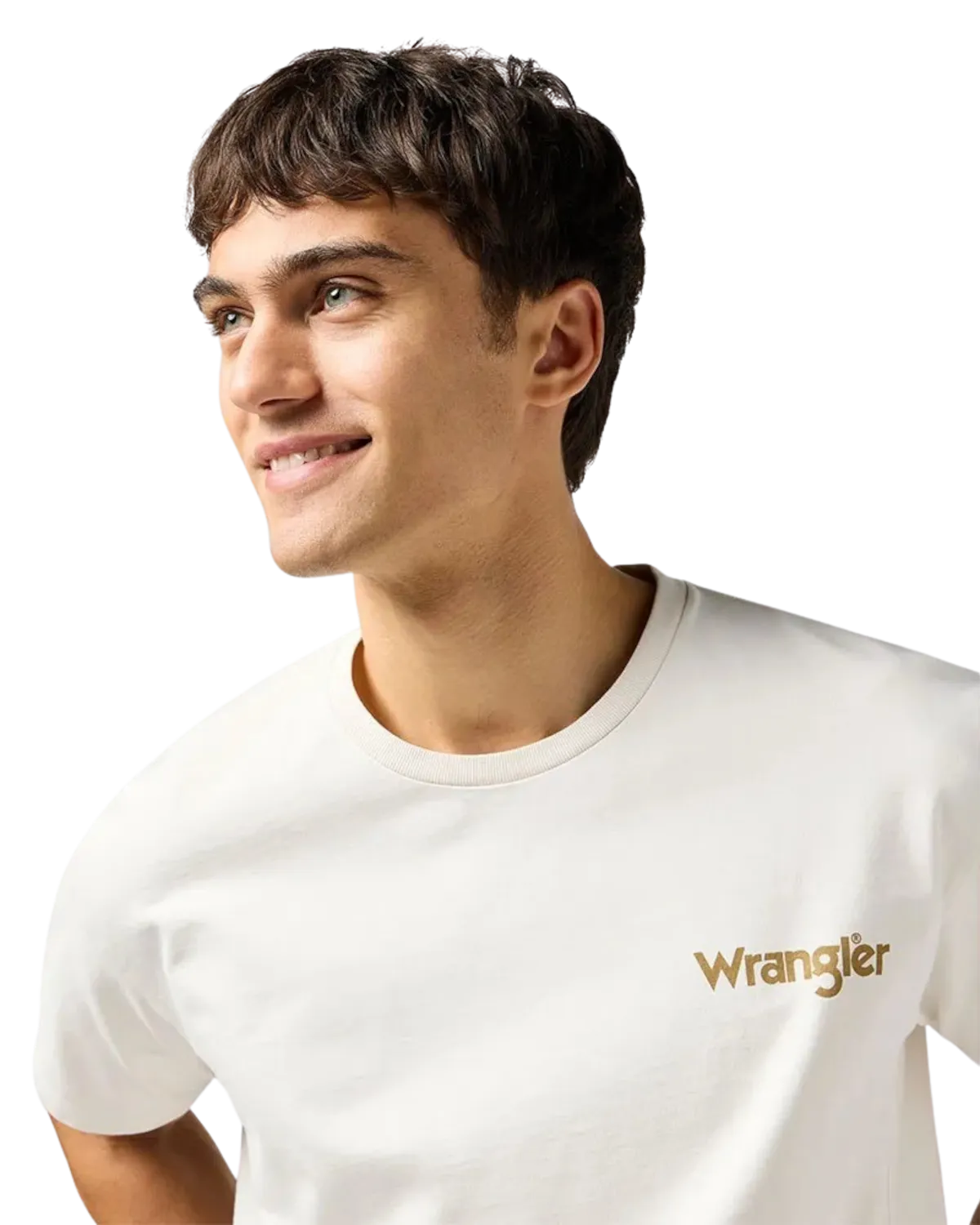 CJ Graphic T-Shirt in Vintage Weiß
