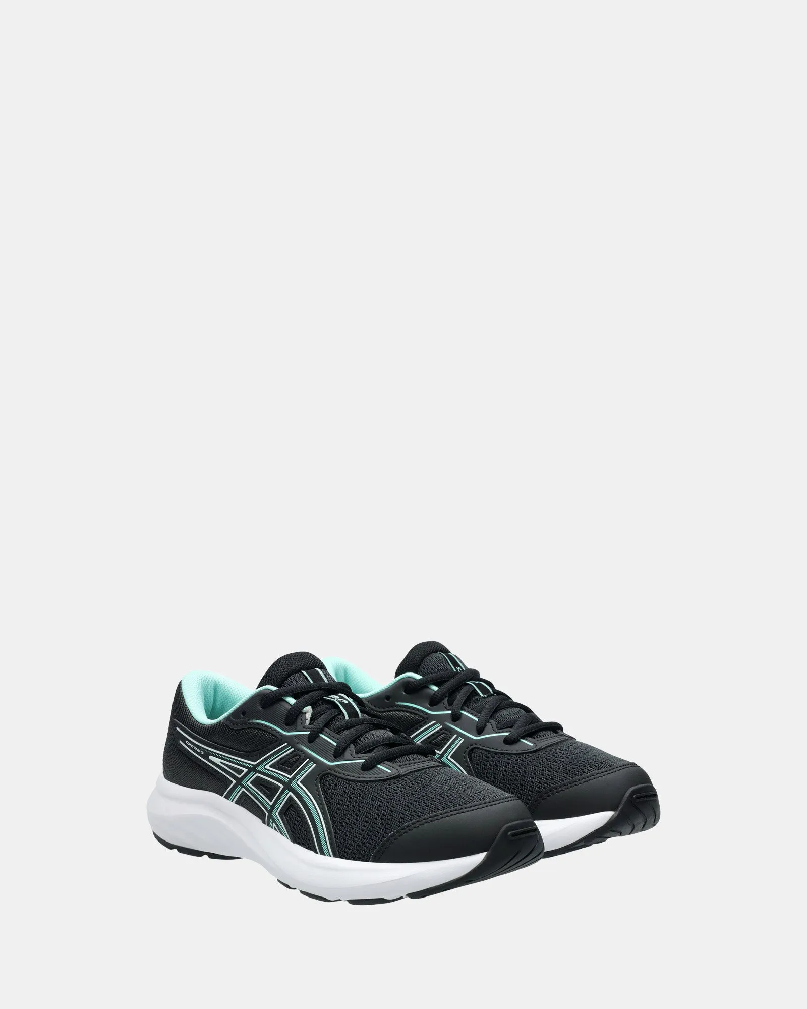 Contend 9 Gs G Schwarz/Leuchtendes Minze Asics Schuhe