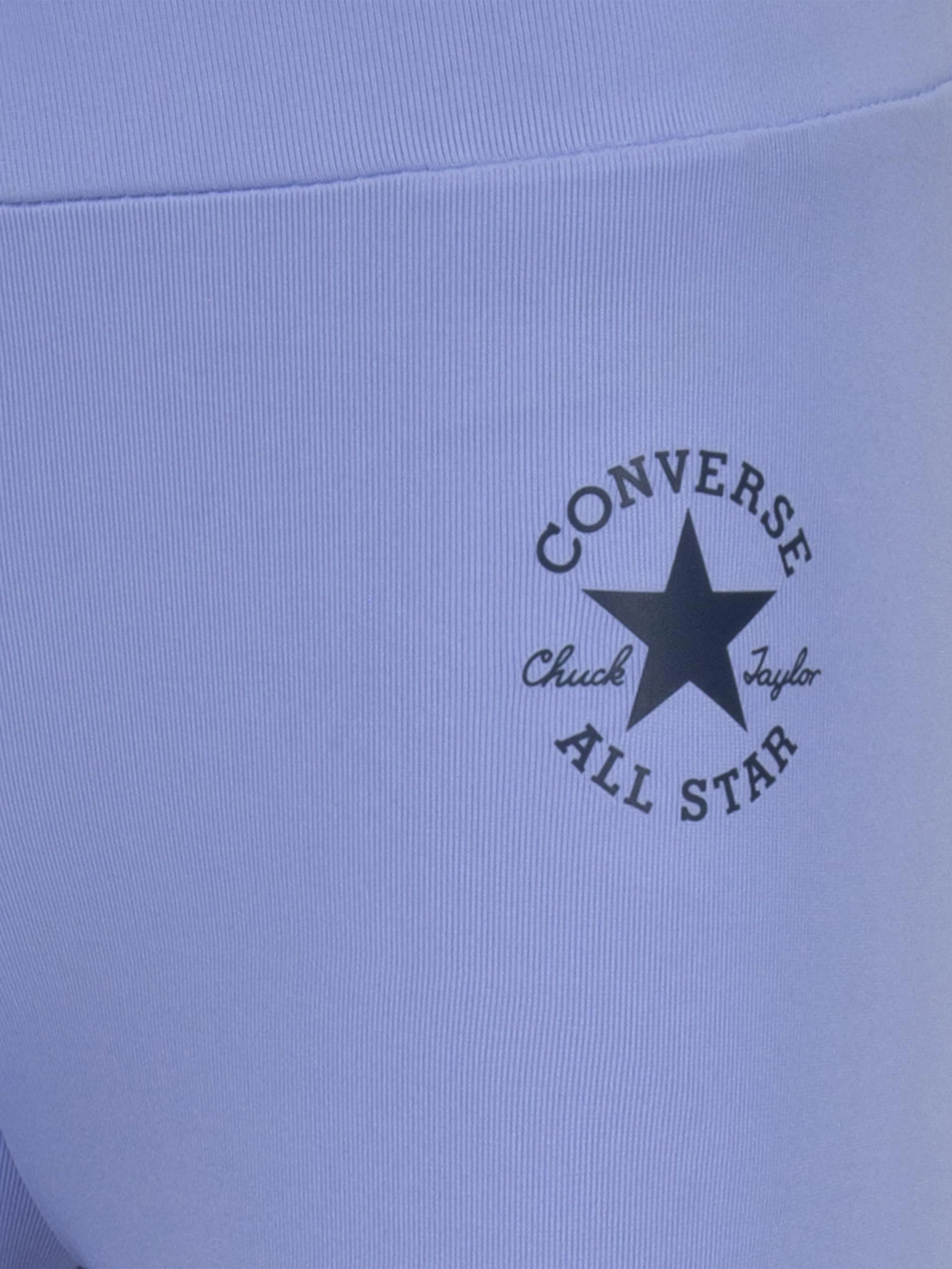 Converse Girls Chuck Patch High-Waist Leggings in Blau