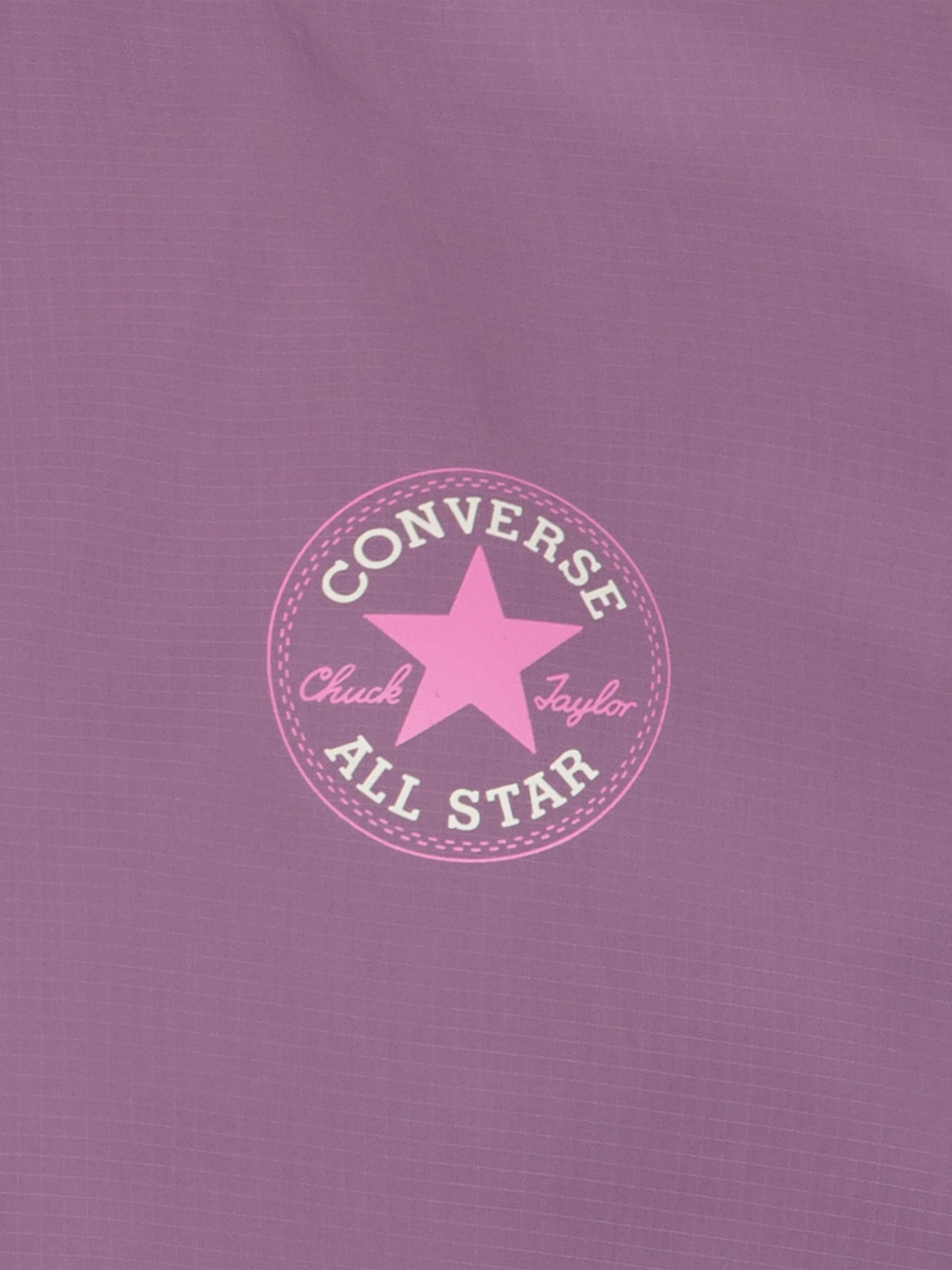 Converse Mädchen Kapuzen-Windjacke mit Reißverschluss in Lila