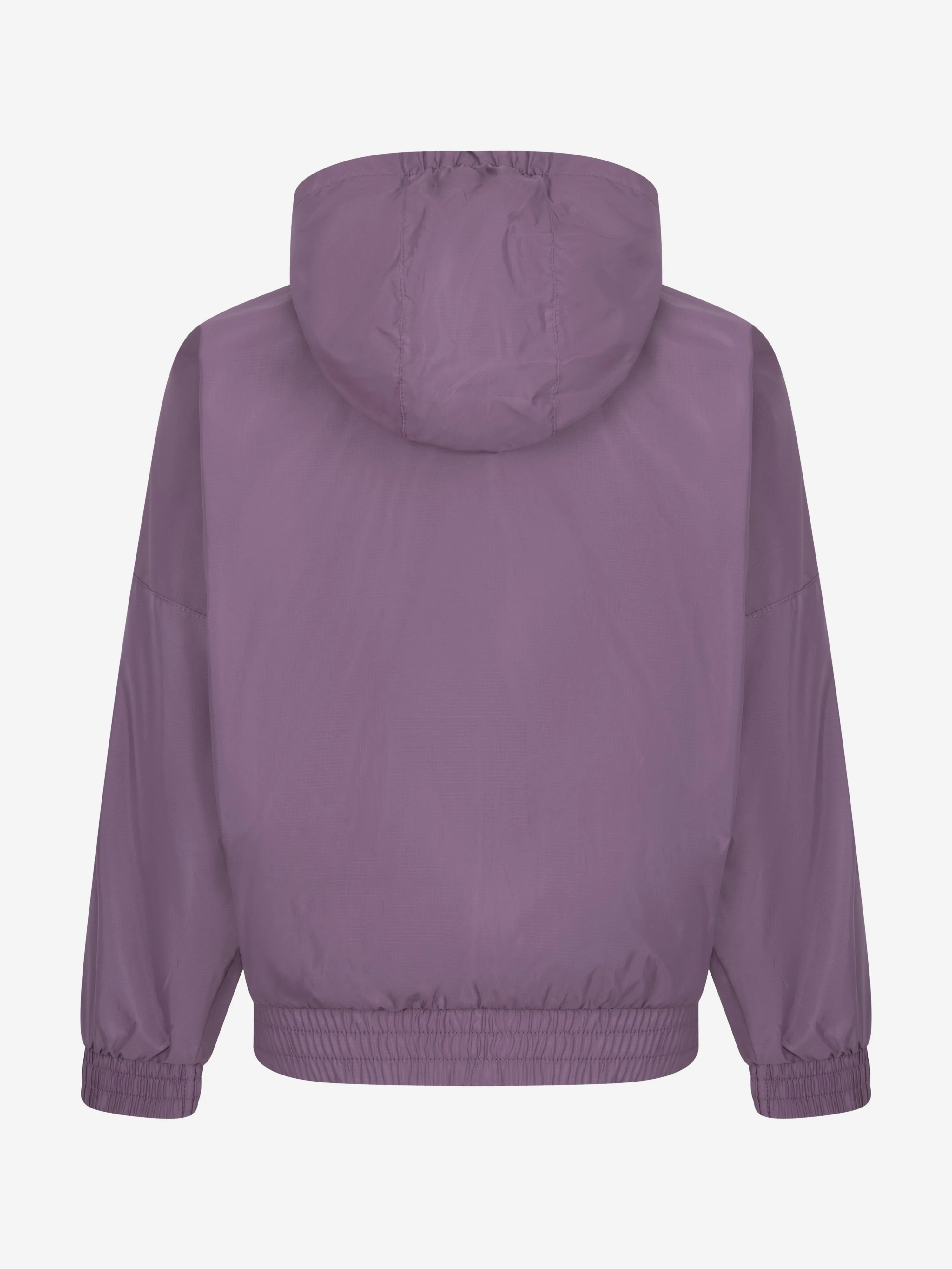 Converse Mädchen Kapuzen-Windjacke mit Reißverschluss in Lila