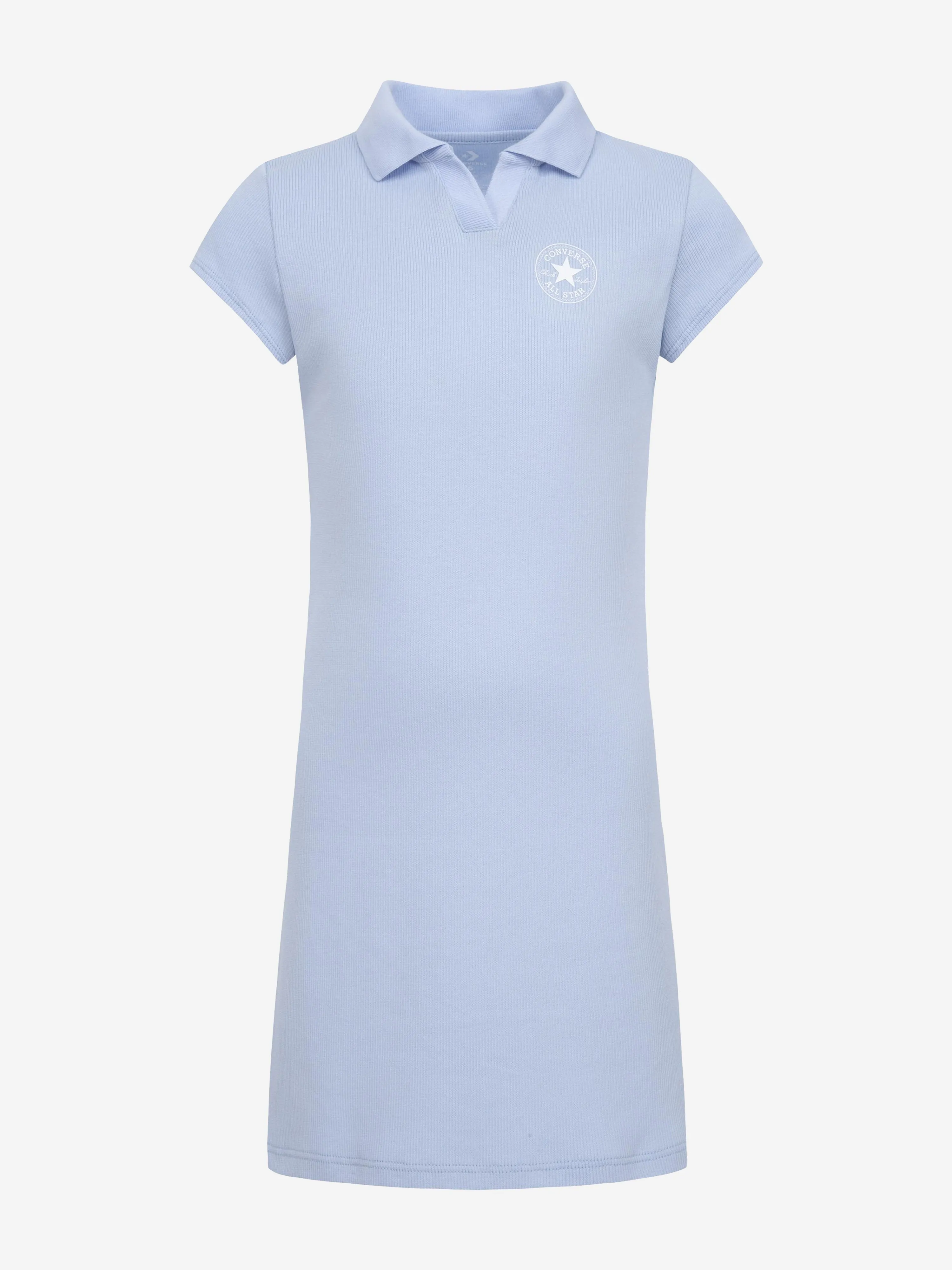 Converse Mädchen Polo CTP Figurbetontes Kleid in Blau