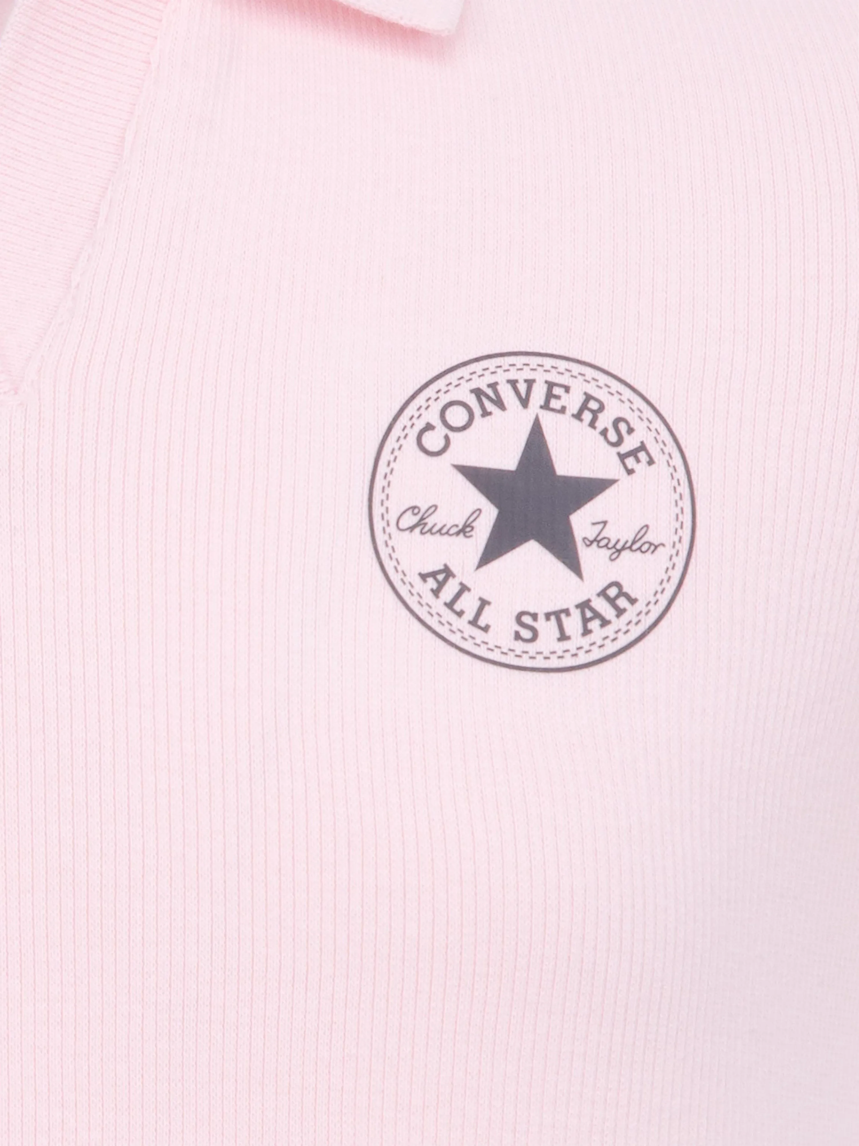 Converse Mädchen Polo CTP Figurbetontes Kleid in Rosa