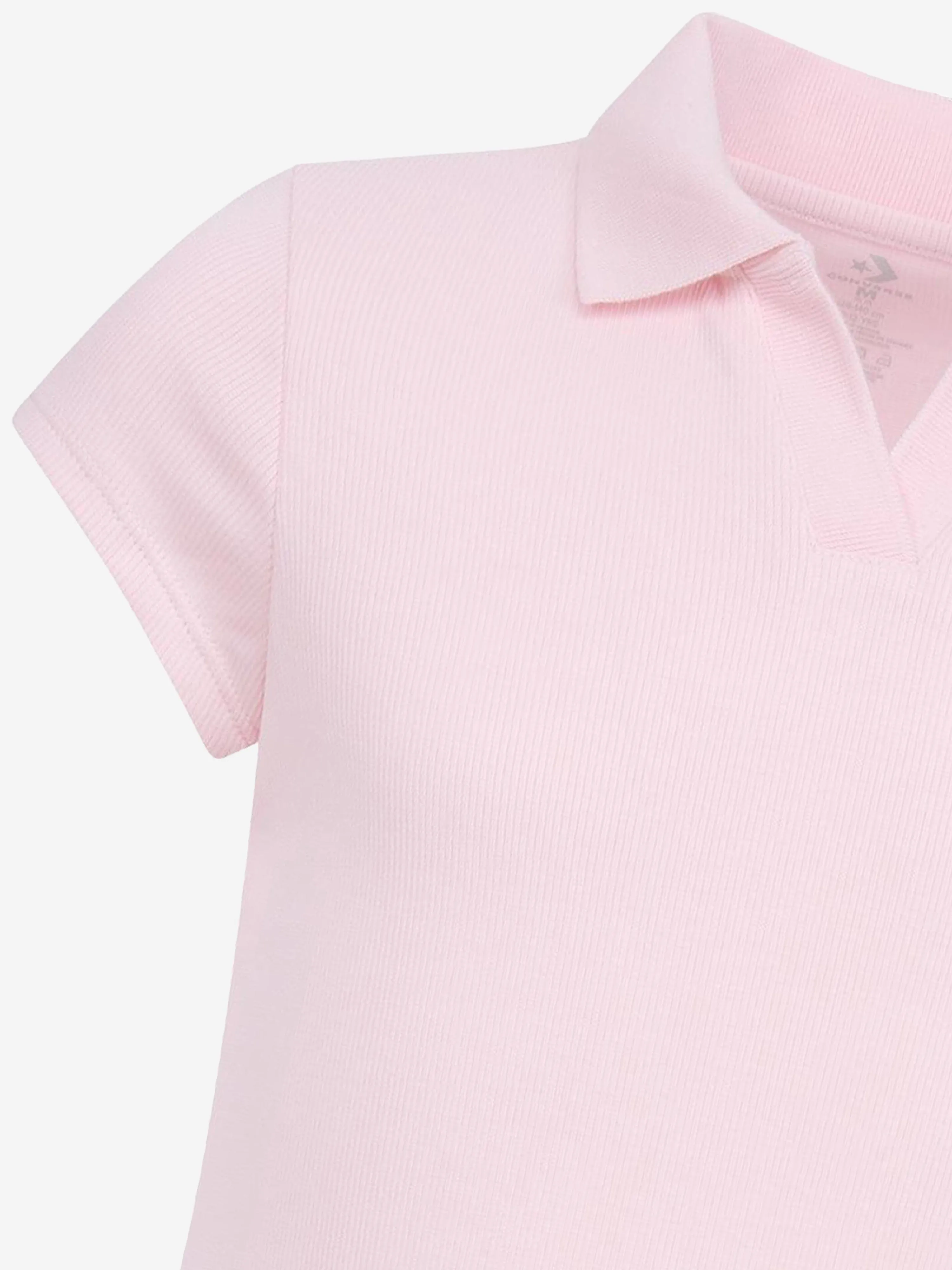 Converse Mädchen Polo CTP Figurbetontes Kleid in Rosa